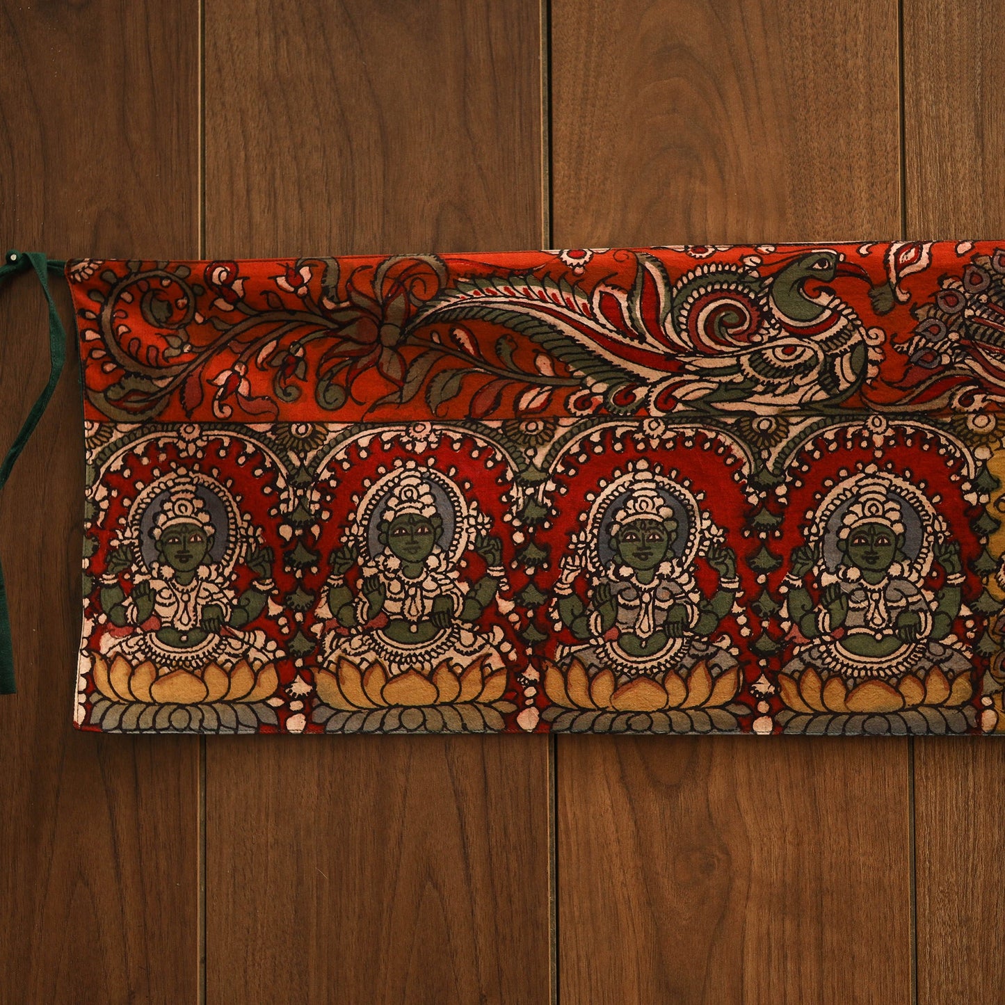 Handpainted kalamkari ashtalakshmi toran (11 x 55 in) 31