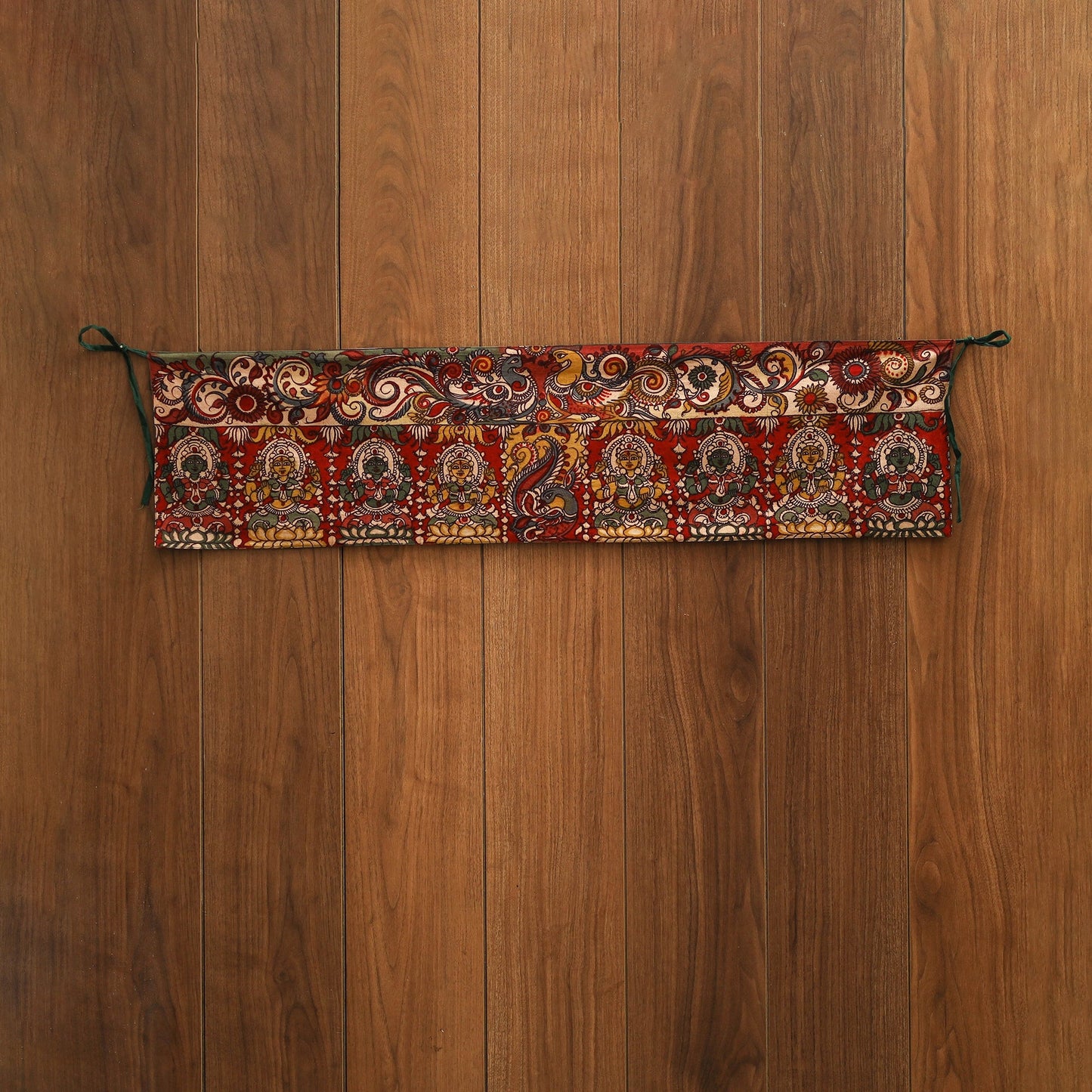 Handpainted kalamkari ashtalakshmi toran (11 x 55 in) 32