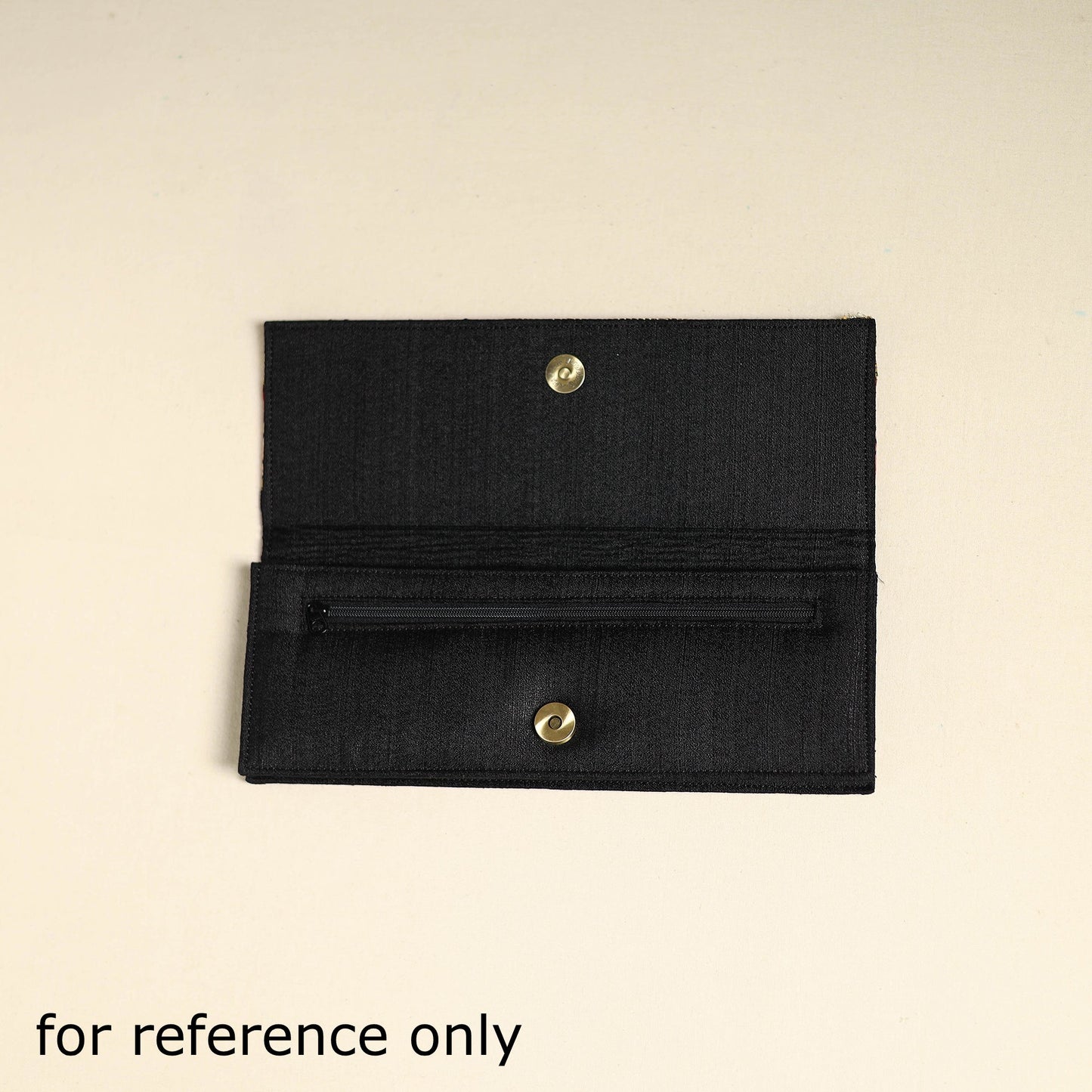 Handpainted kalamkari natural dyed ghicha silk clutch