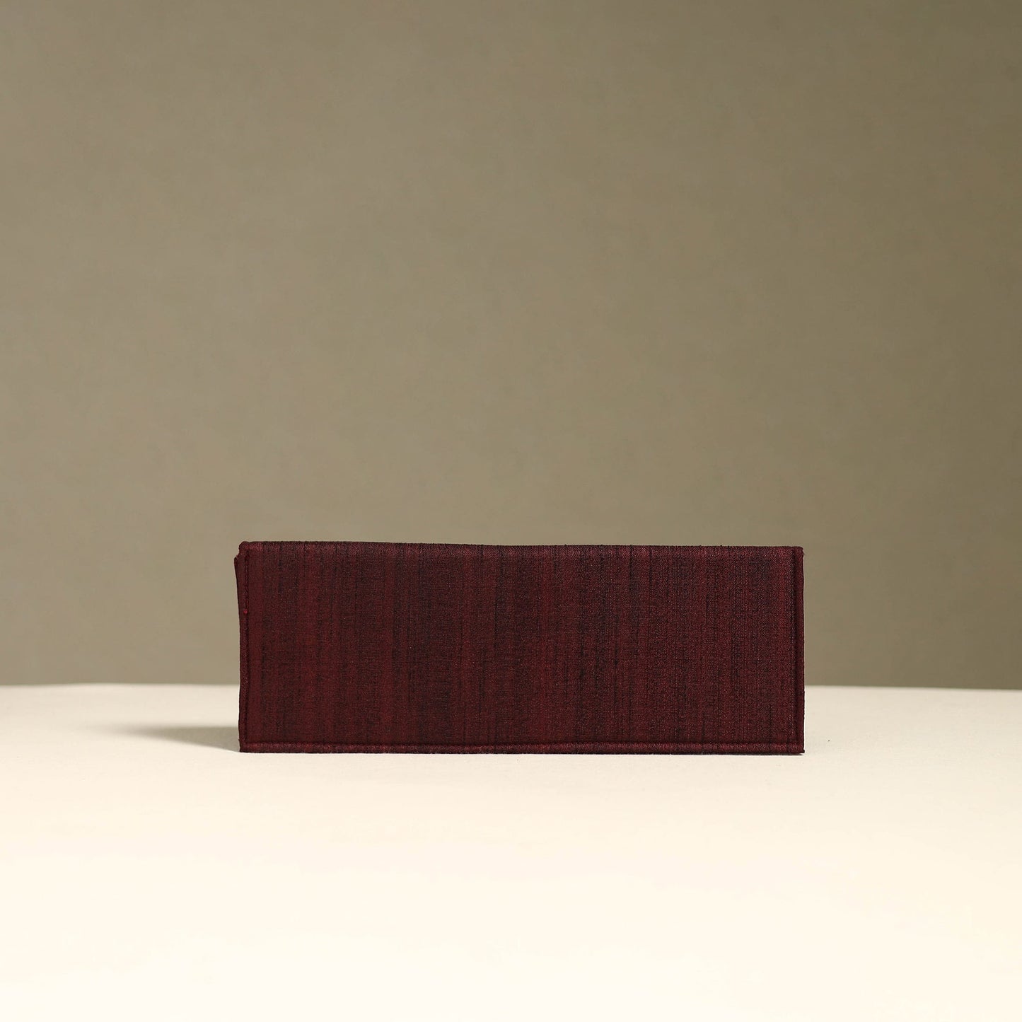 Handpainted kalamkari natural dyed ghicha silk clutch