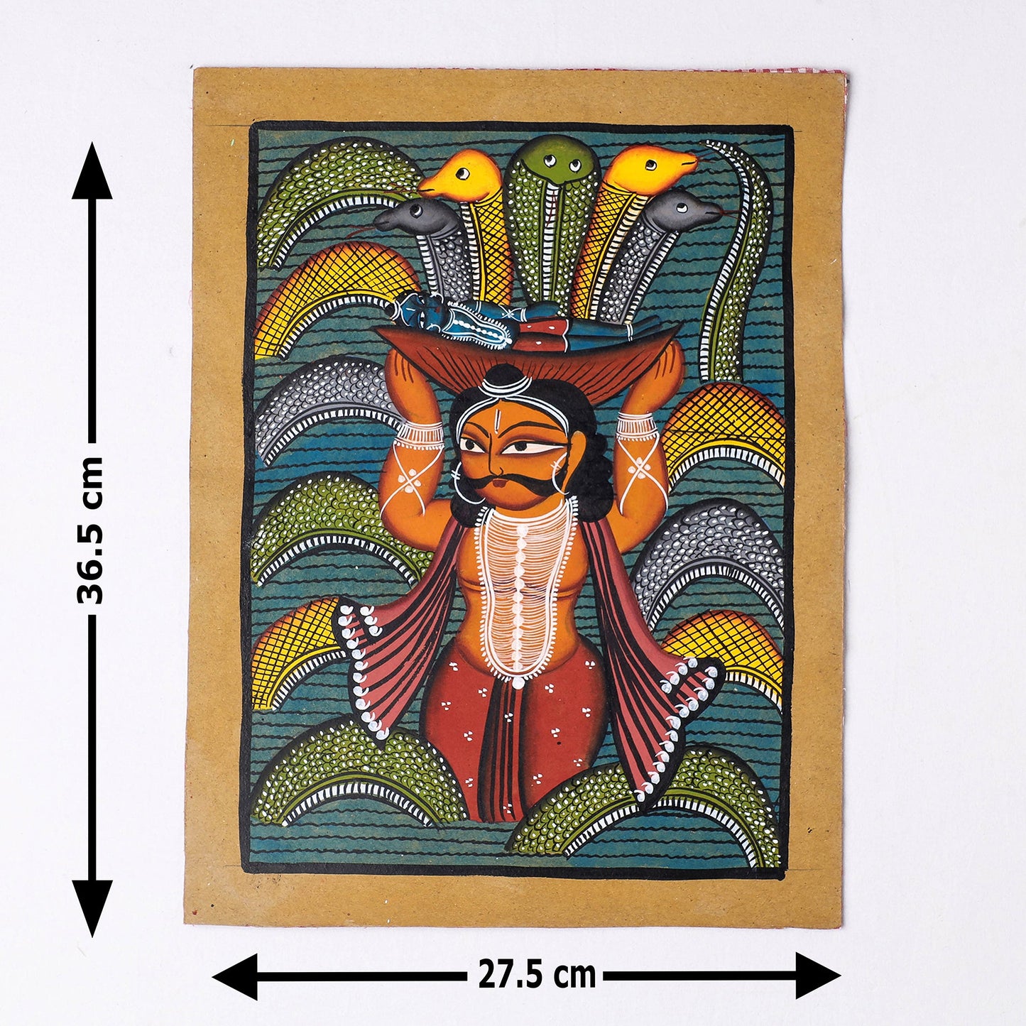 Handpainted Kalighat Painting by Laltu Chitrakar