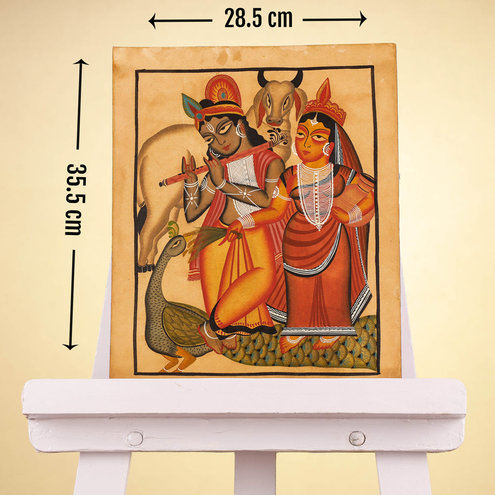 Traditional Kalighat Painting by Laltu Chitrakar Online in India at iTokri.com