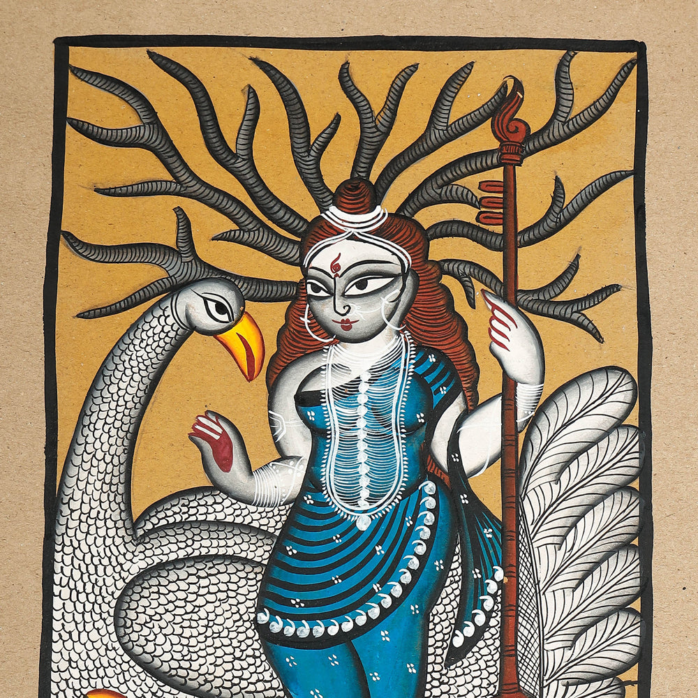 Handpainted Kalighat Painting by Laltu Chitrakar Online in India at iTokri.com