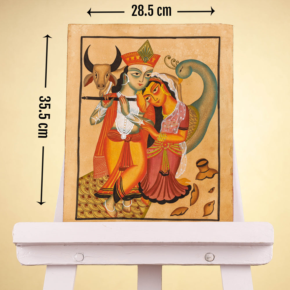 Traditional Kalighat Painting by Laltu Chitrakar Online in India at iTokri.com