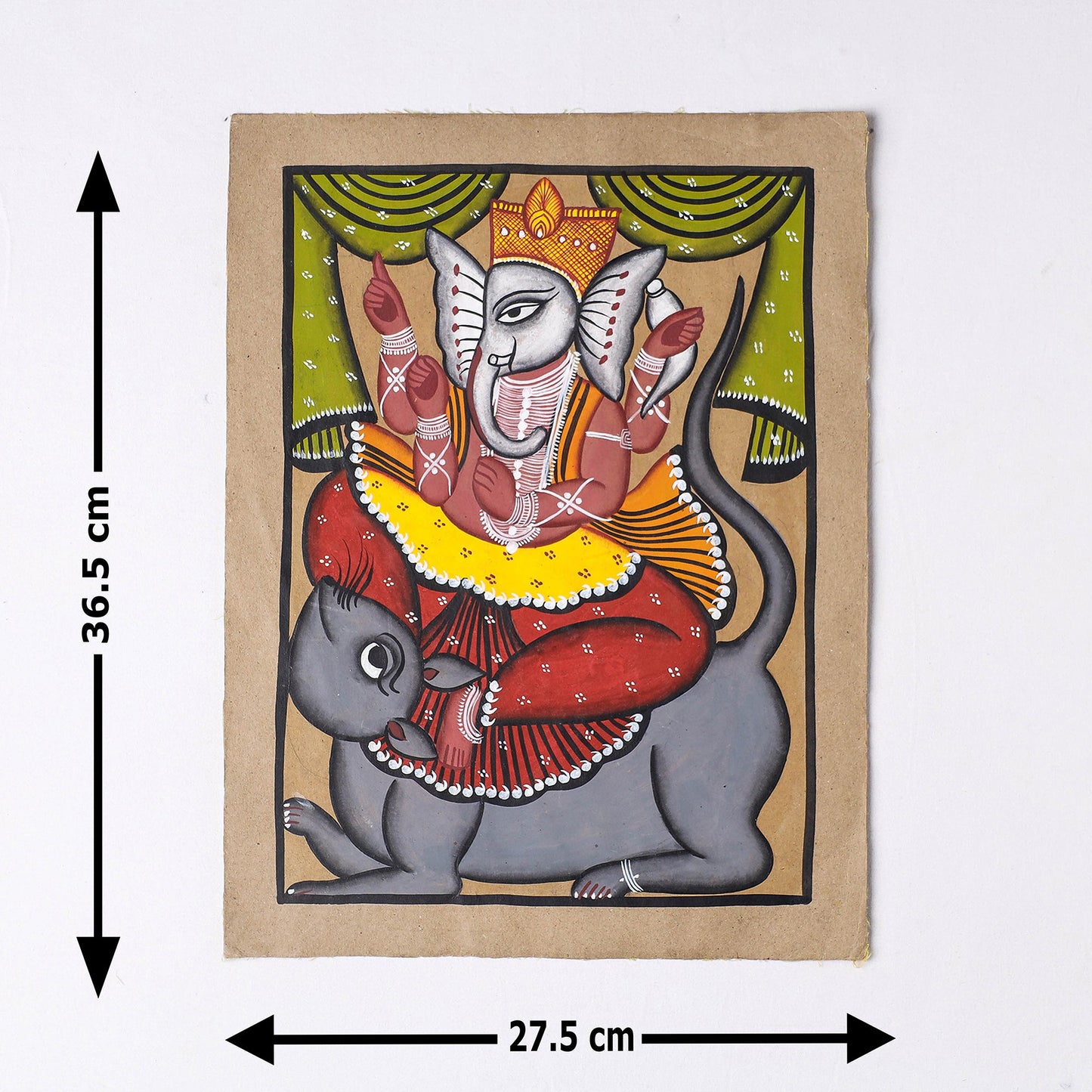 Handpainted Kalighat Painting by Laltu Chitrakar