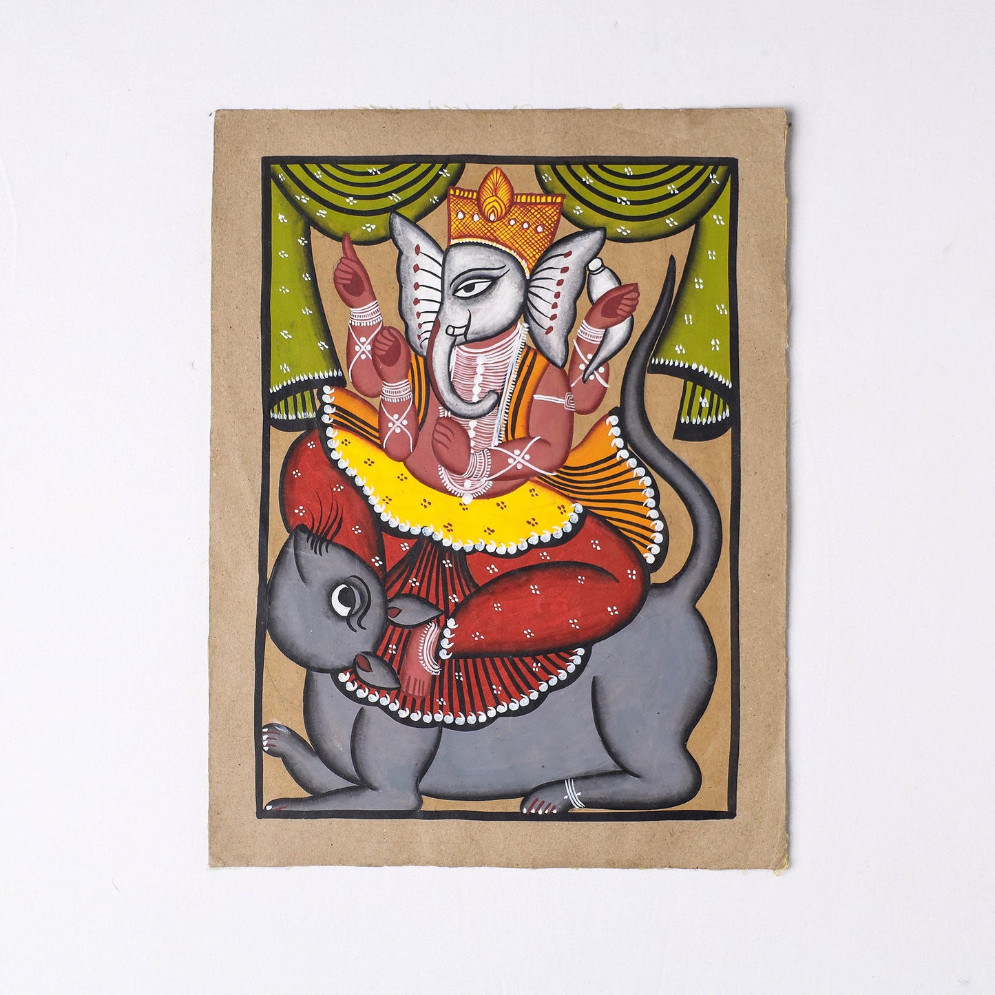 Handpainted Kalighat Painting by Laltu Chitrakar