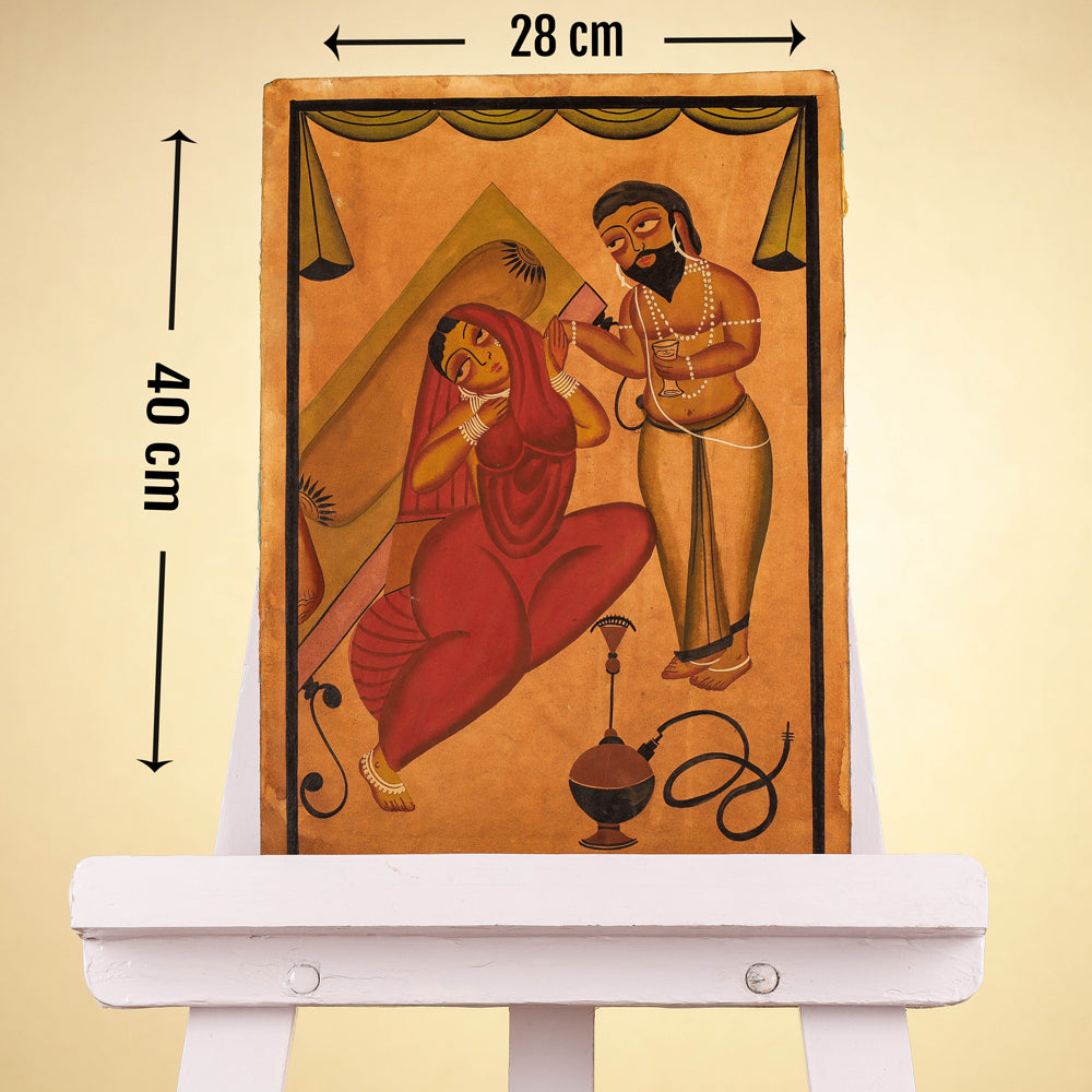 Traditional Kalighat Painting by Laltu Chitrakar Online in India at iTokri.com