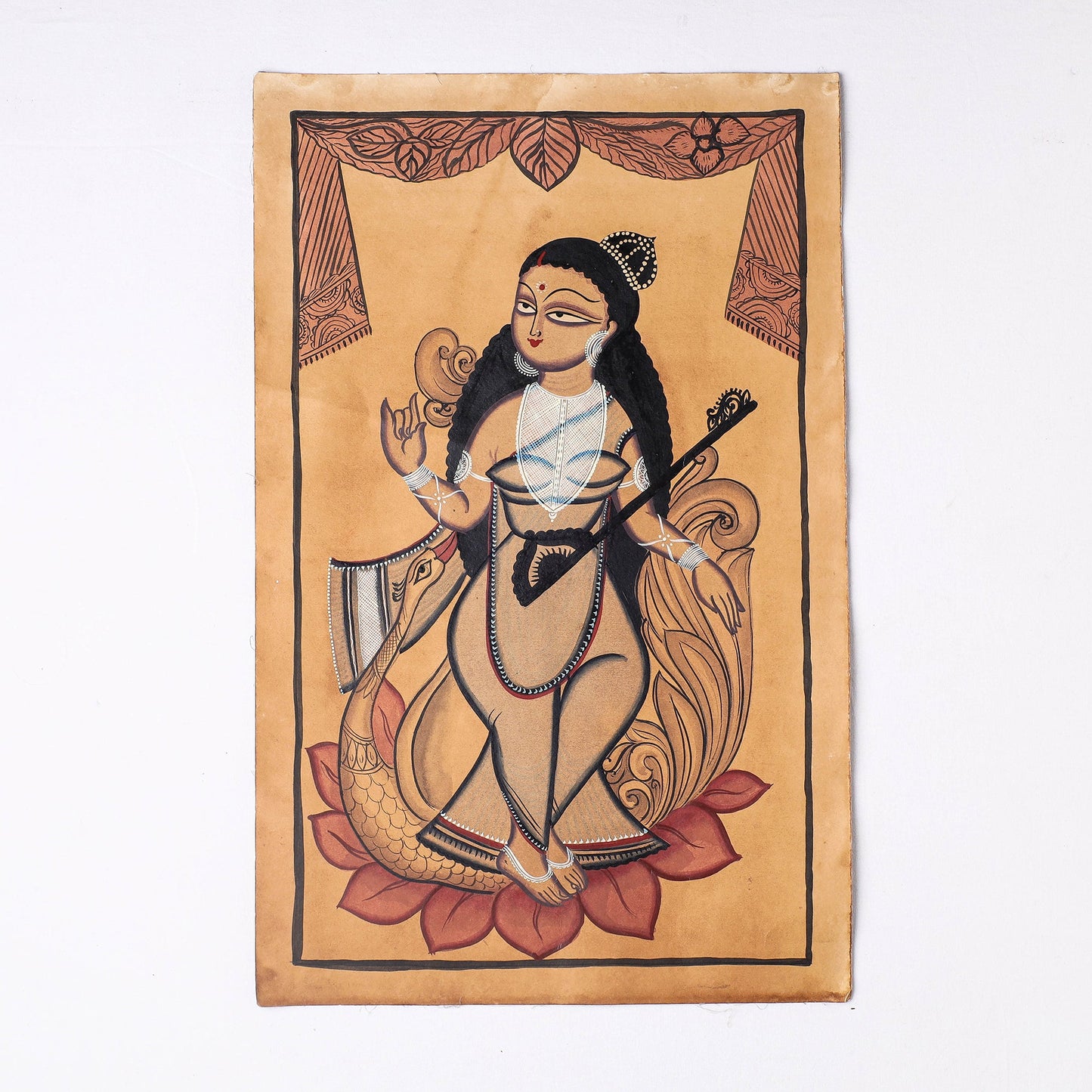 Handpainted Kalighat Painting by Laltu Chitrakar
