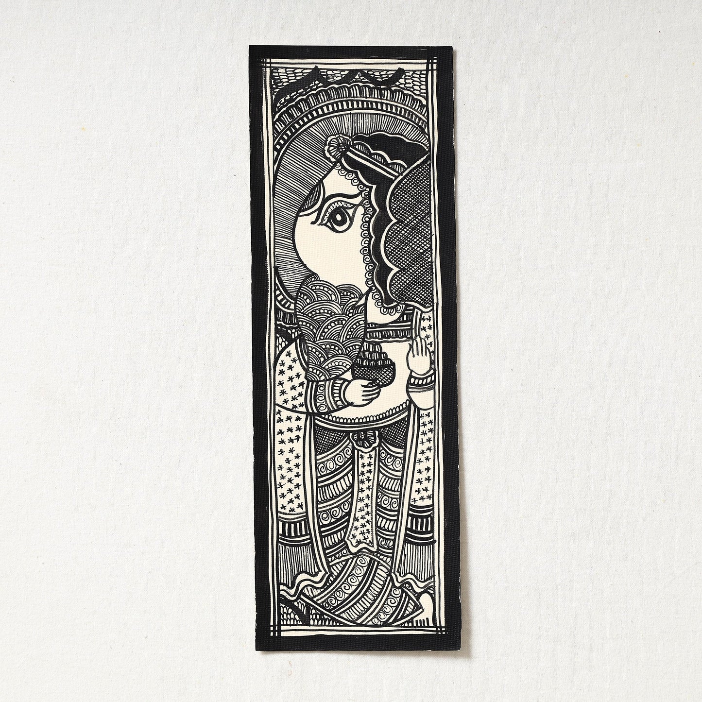 Handpainted Madhubani Painting by Hira Devi