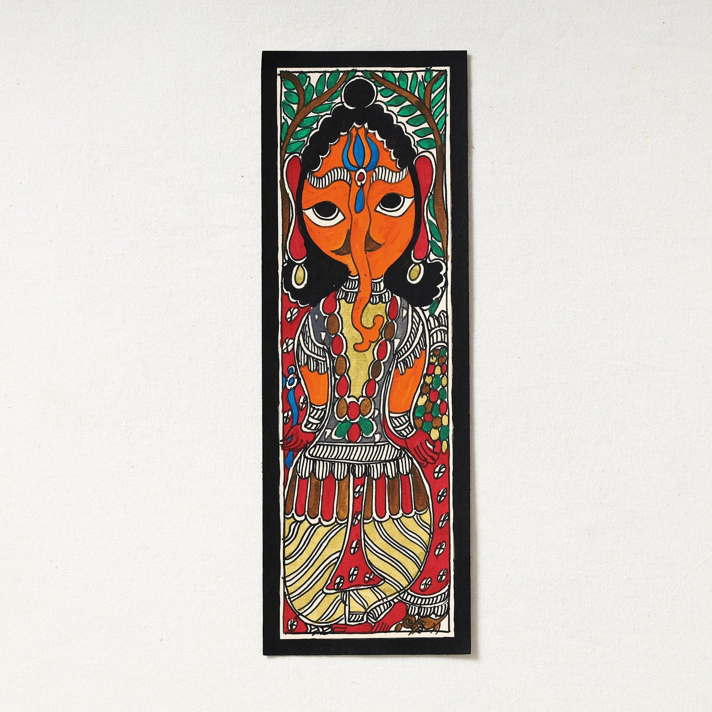Handpainted Madhubani Painting by Hira Devi