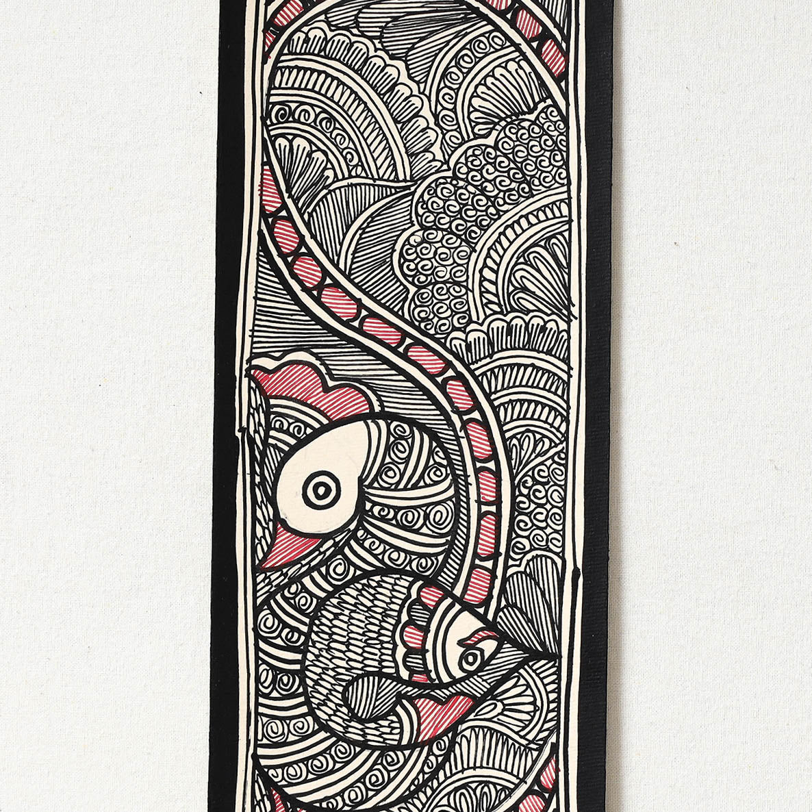 Handpainted Madhubani Painting by Hira Devi