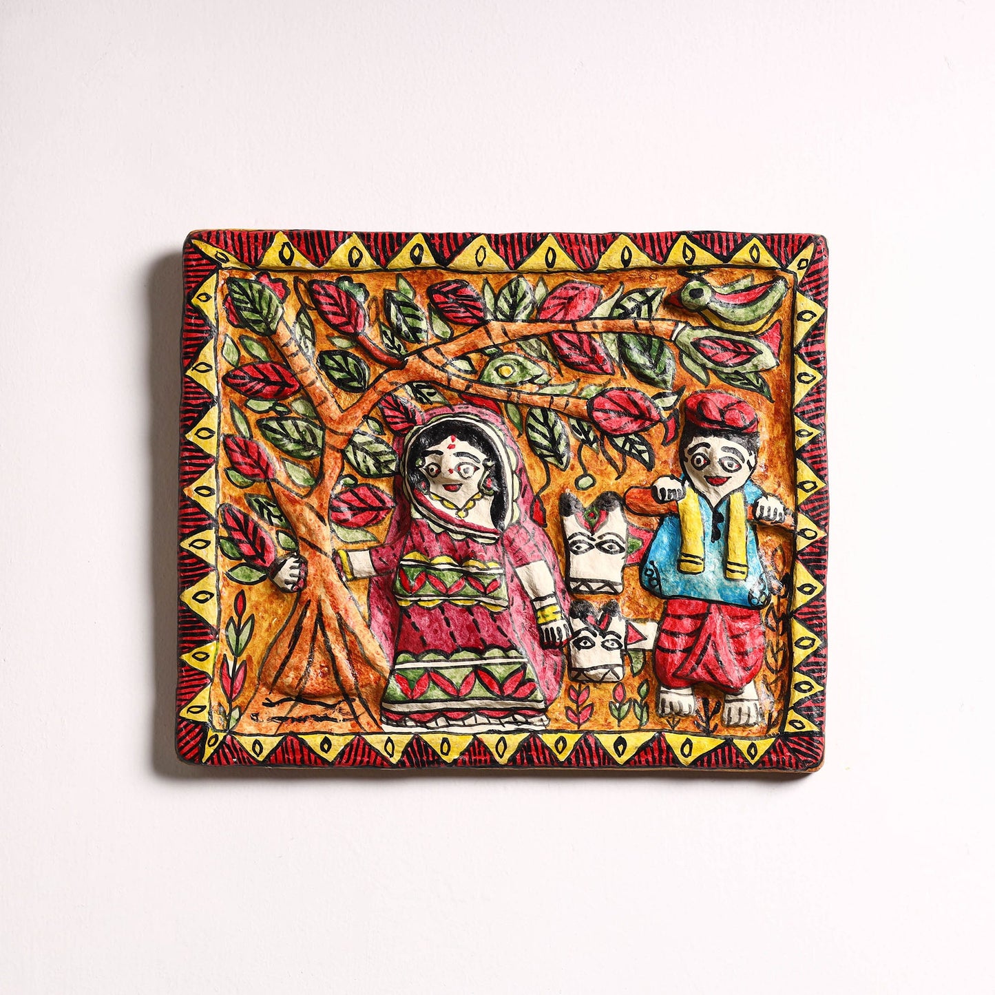 Madhubani Mache Wall Frame