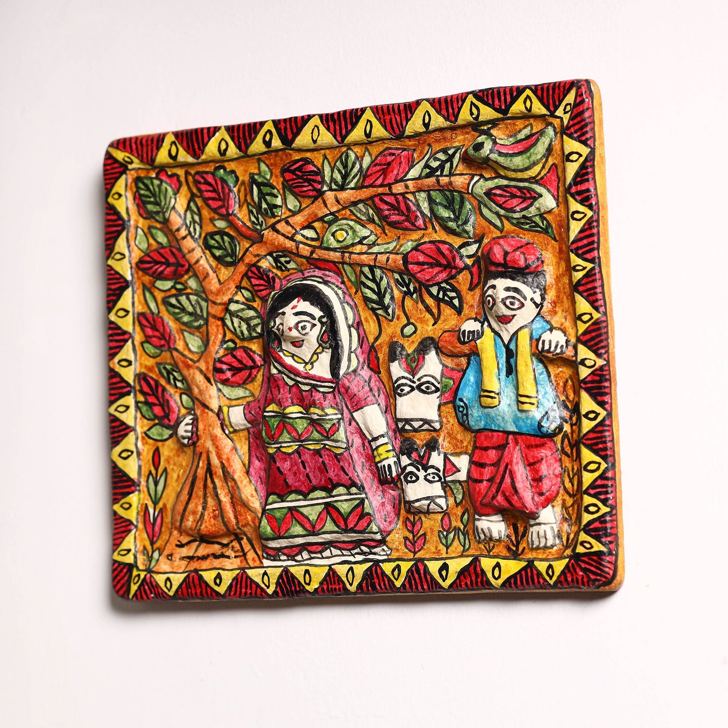 Madhubani Mache Wall Frame