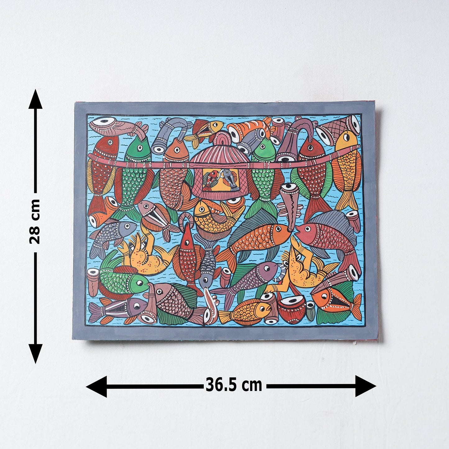 Handpainted Patua Painting by Laltu Chitrakar