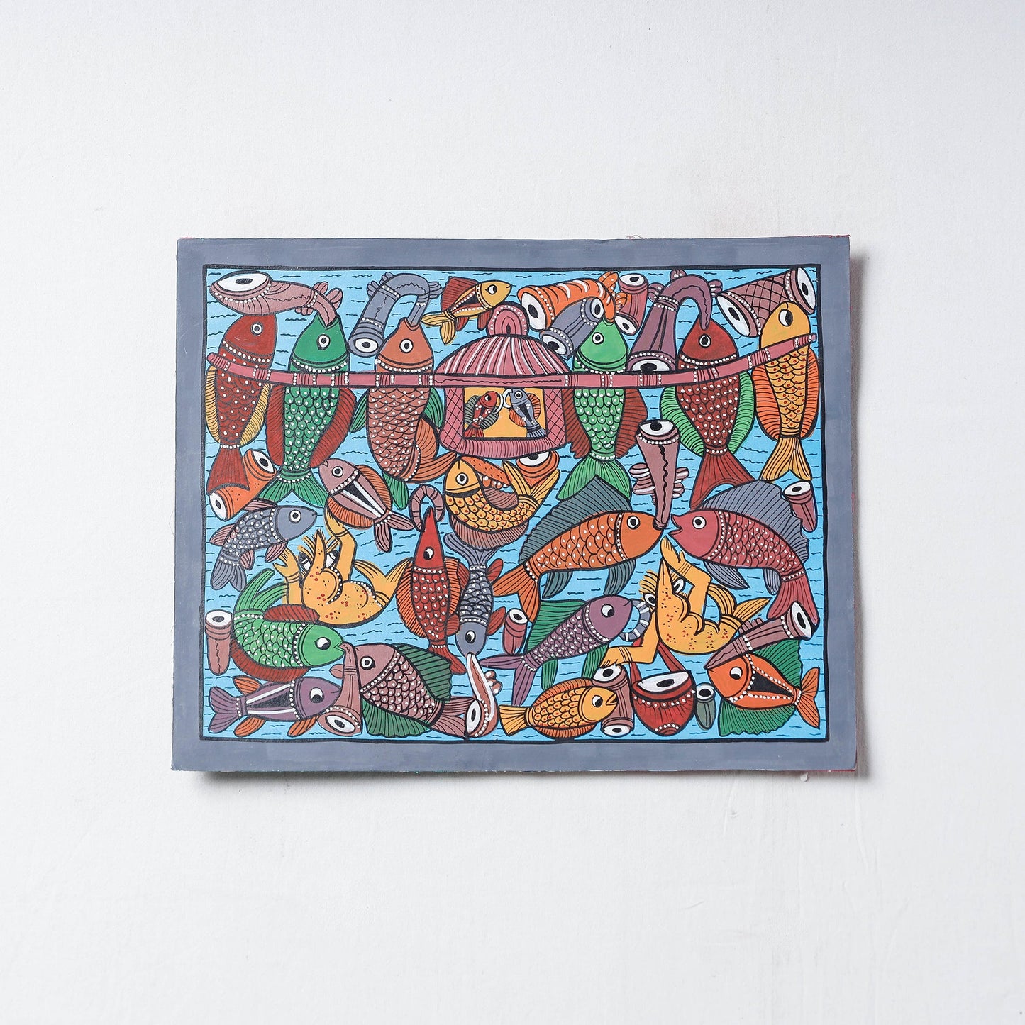 Handpainted Patua Painting by Laltu Chitrakar