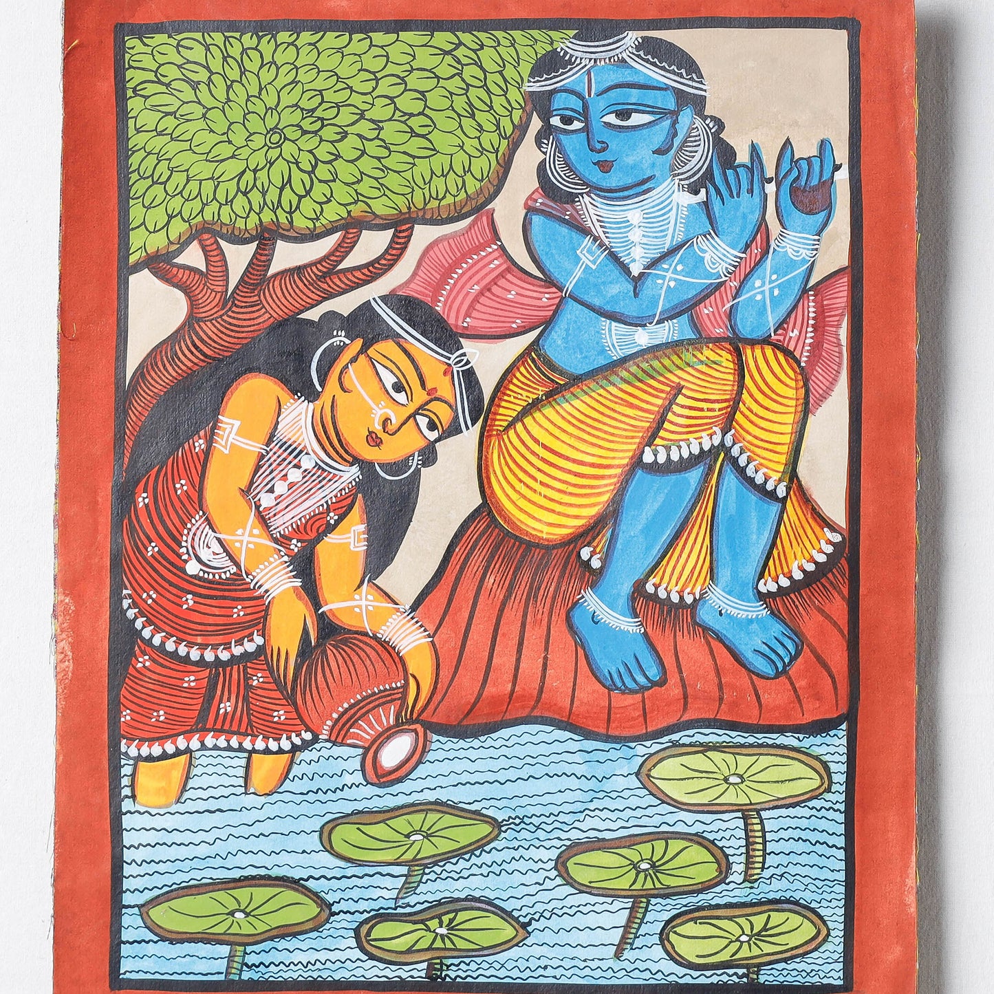 Handpainted Patua Painting by Laltu Chitrakar Online in India at iTokri.com