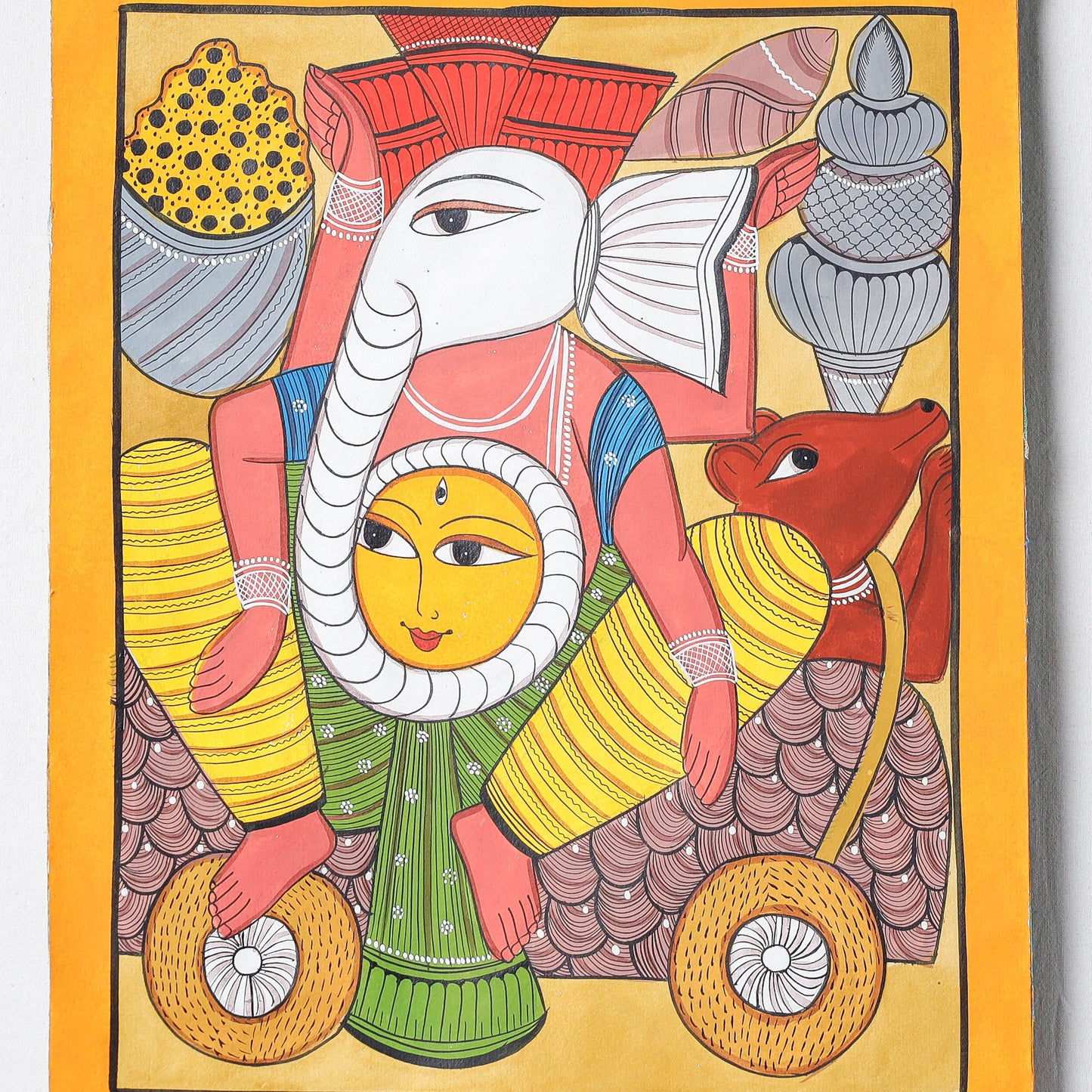 Handpainted Patua Painting by Laltu Chitrakar