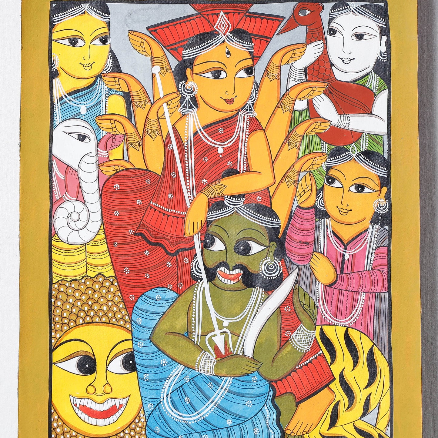 Handpainted Patua Painting by Laltu Chitrakar Online in India at iTokri.com