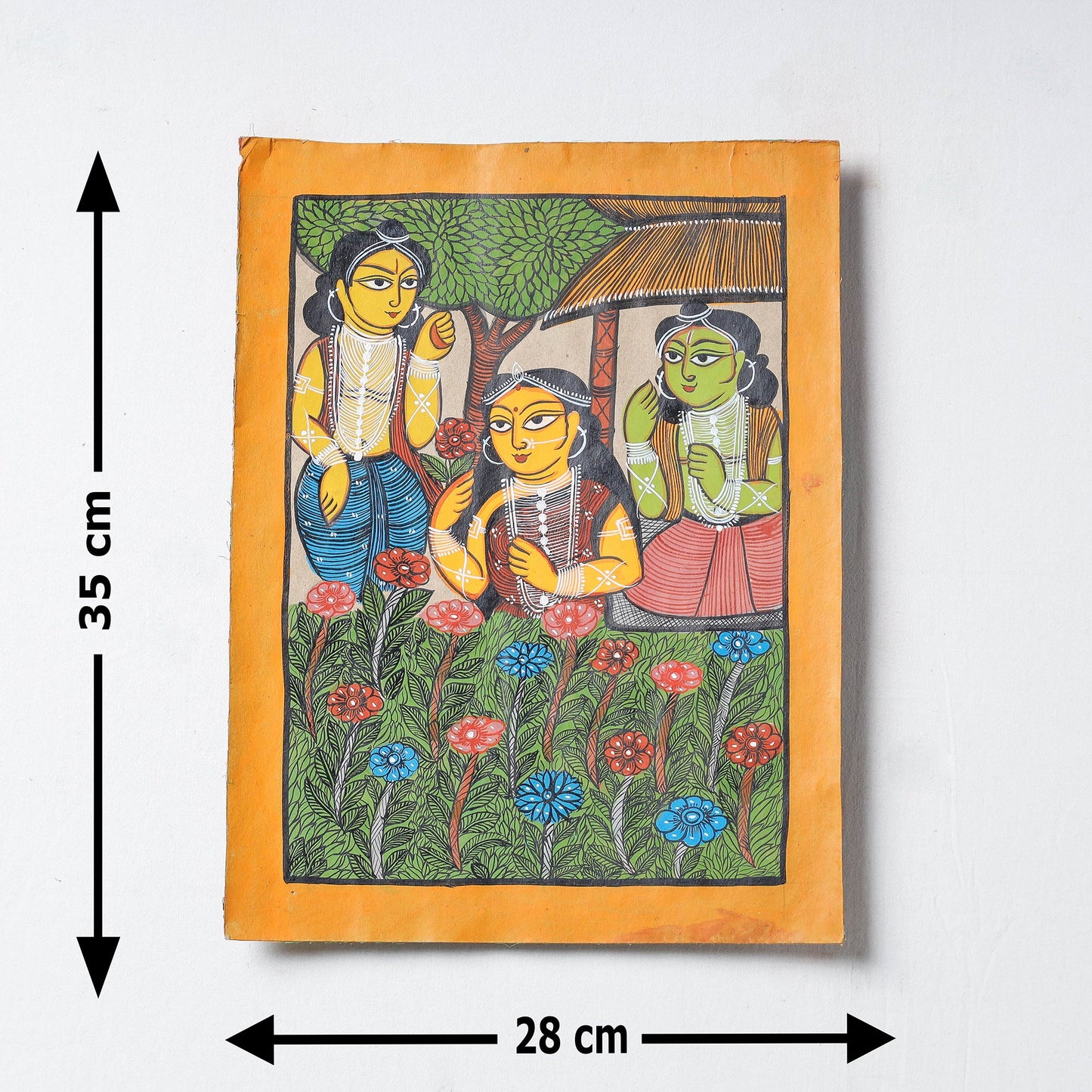 Handpainted Patua Painting by Laltu Chitrakar