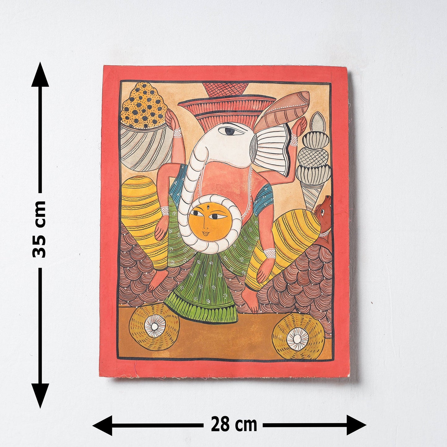 Handpainted Patua Painting by Laltu Chitrakar