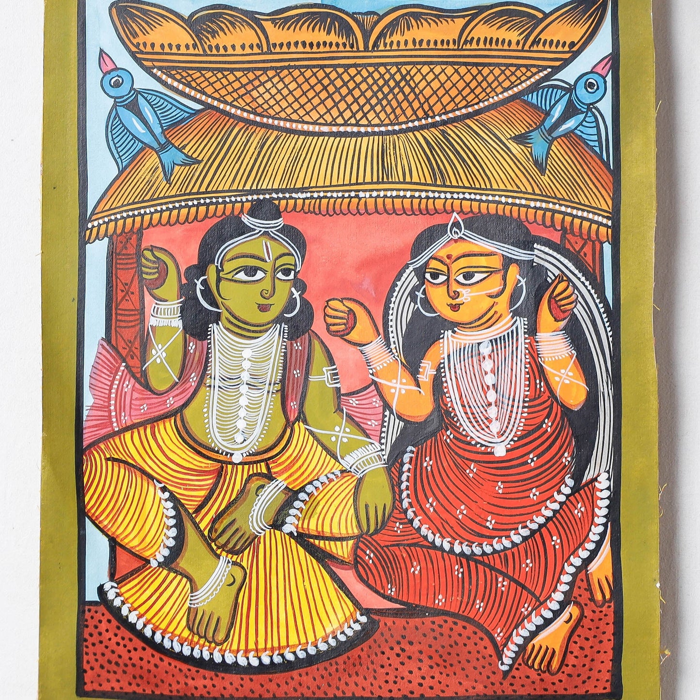 Handpainted Patua Painting by Laltu Chitrakar