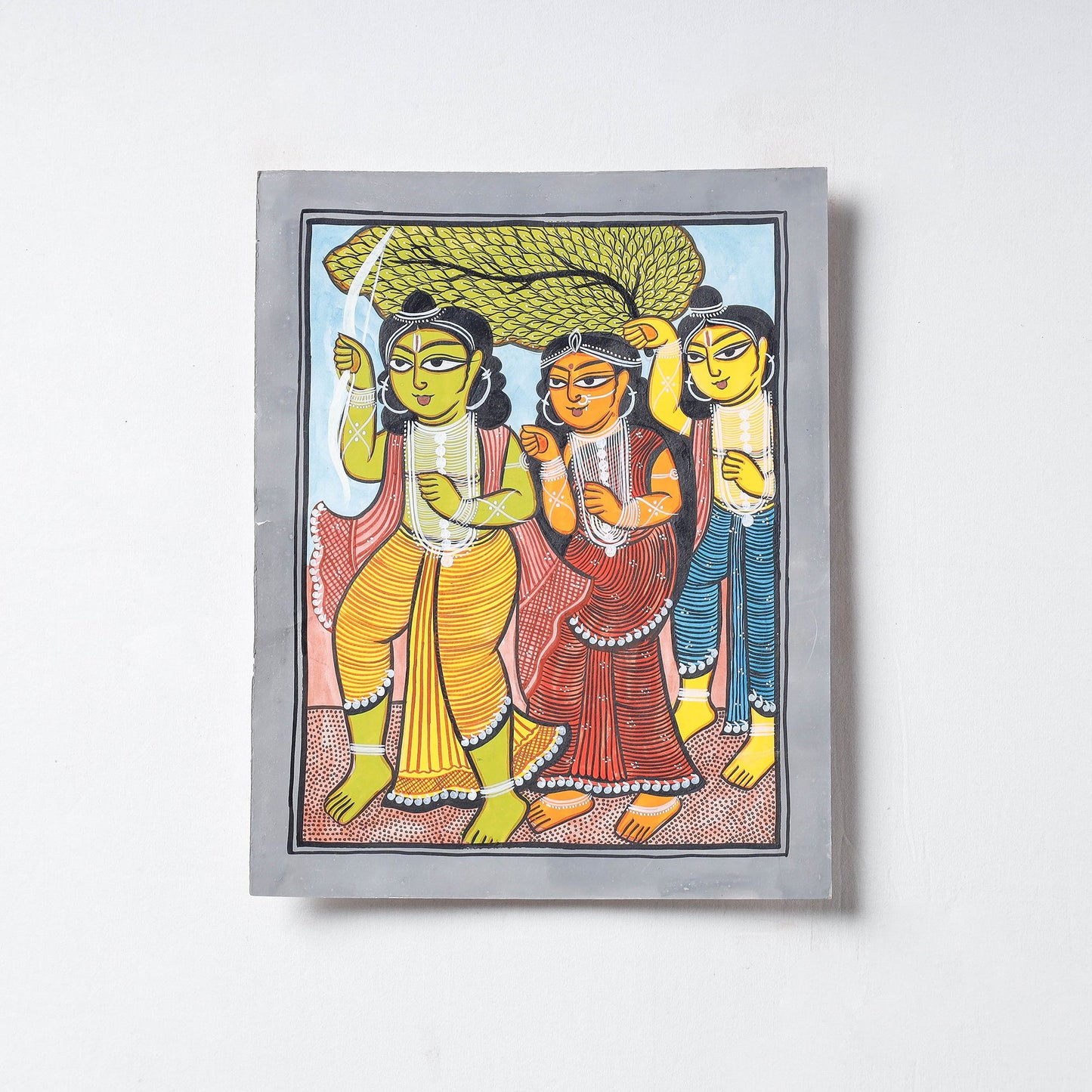 Handpainted Patua Painting by Laltu Chitrakar