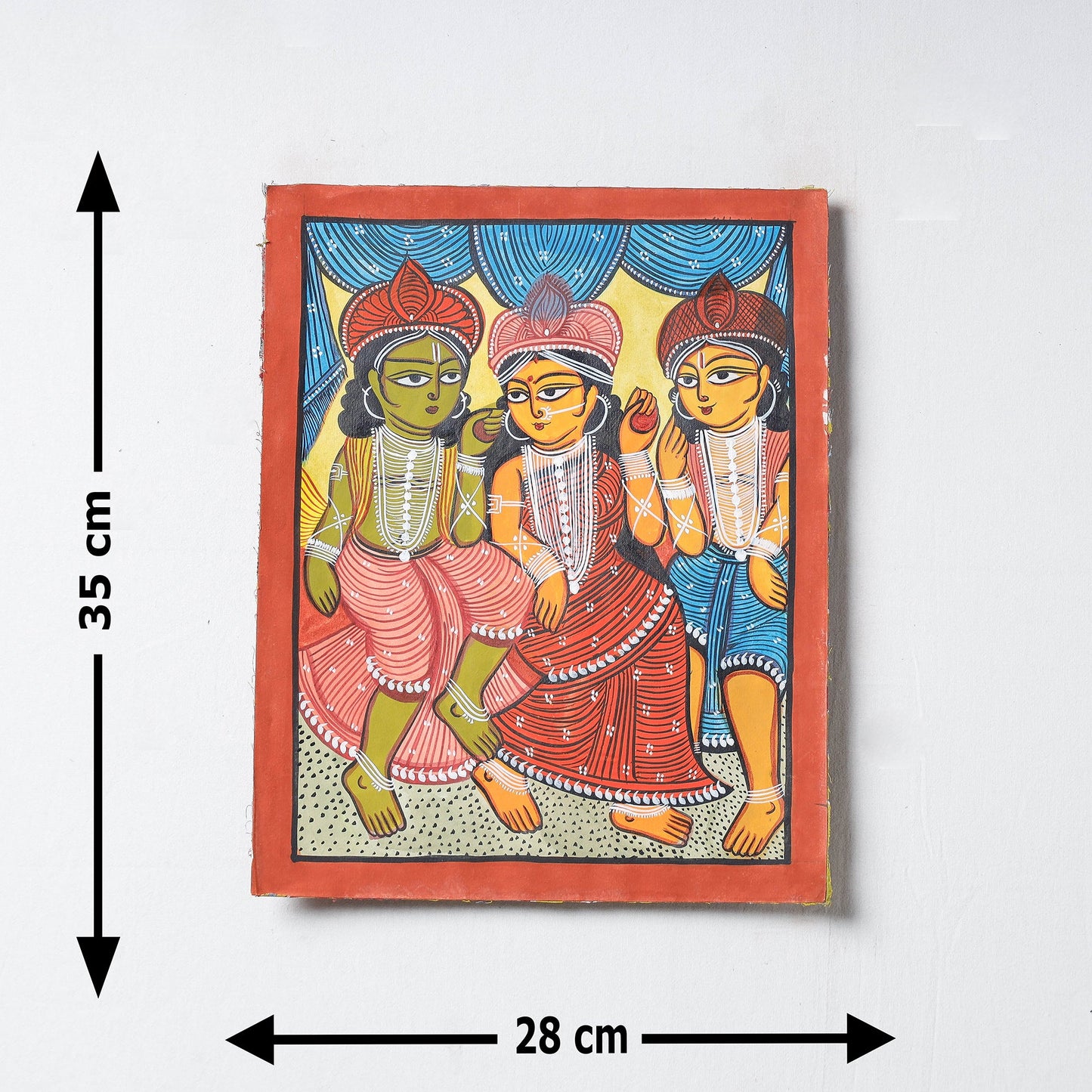 Handpainted Patua Painting by Laltu Chitrakar