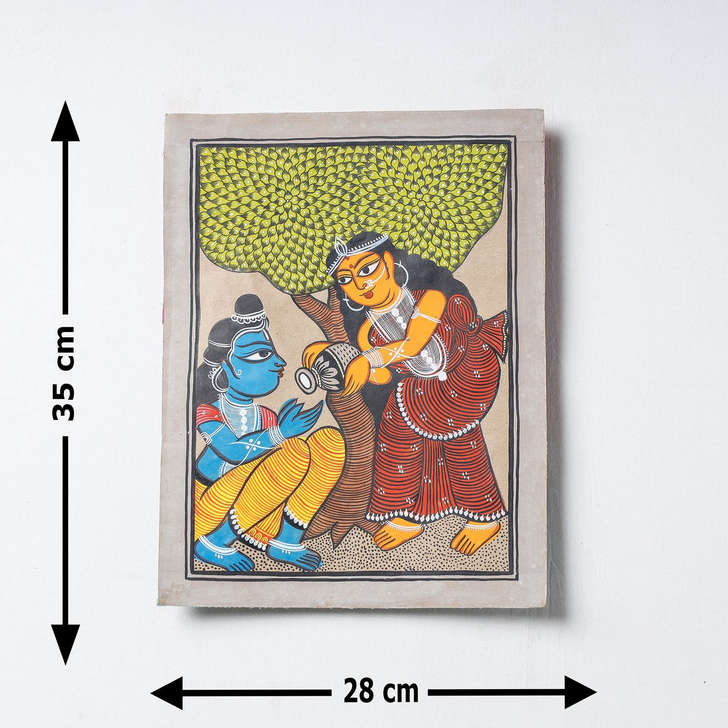 Handpainted Patua Painting by Laltu Chitrakar