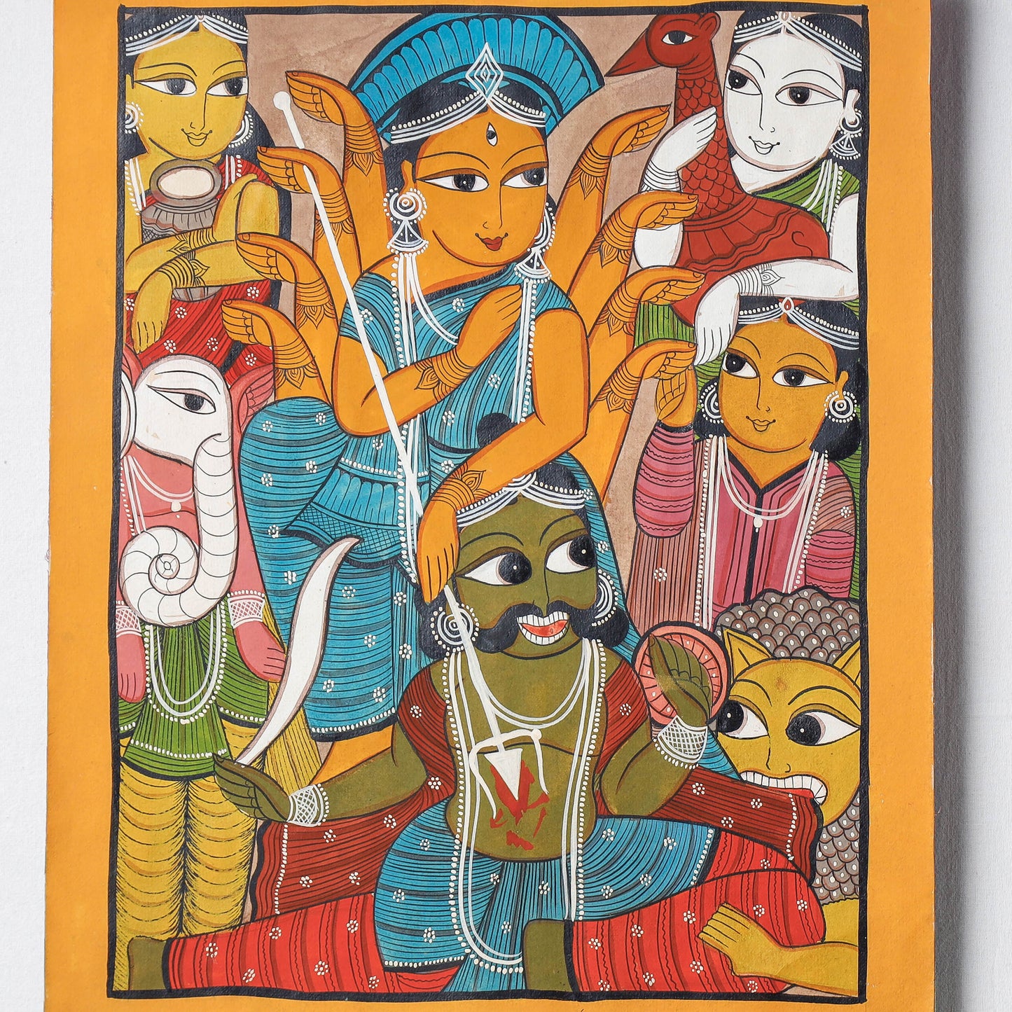 Handpainted Patua Painting by Laltu Chitrakar Online in India at iTokri.com