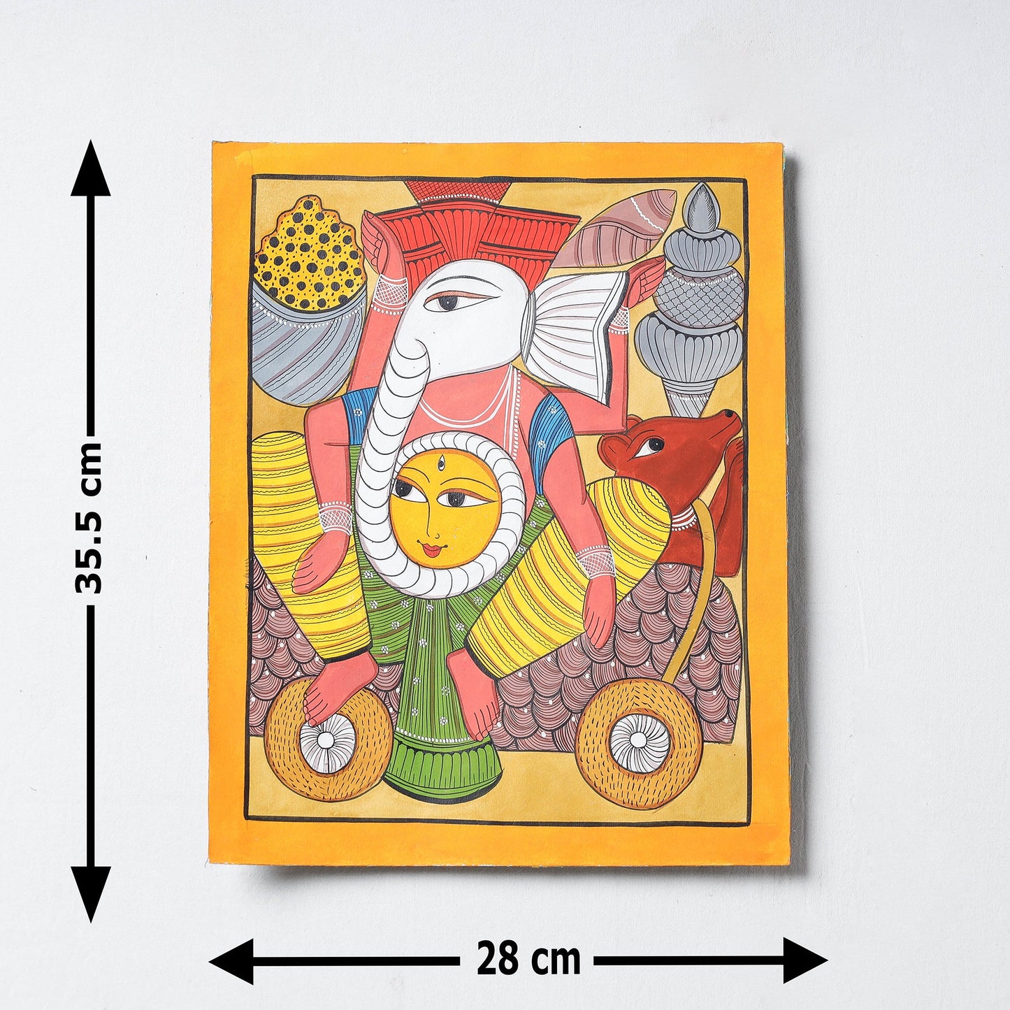 Handpainted Patua Painting by Laltu Chitrakar