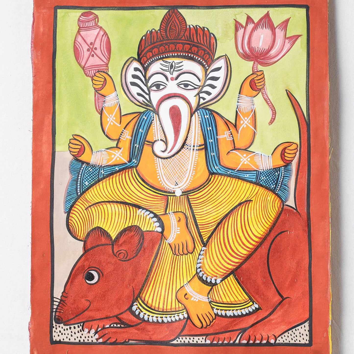 Handpainted Patua Painting by Laltu Chitrakar