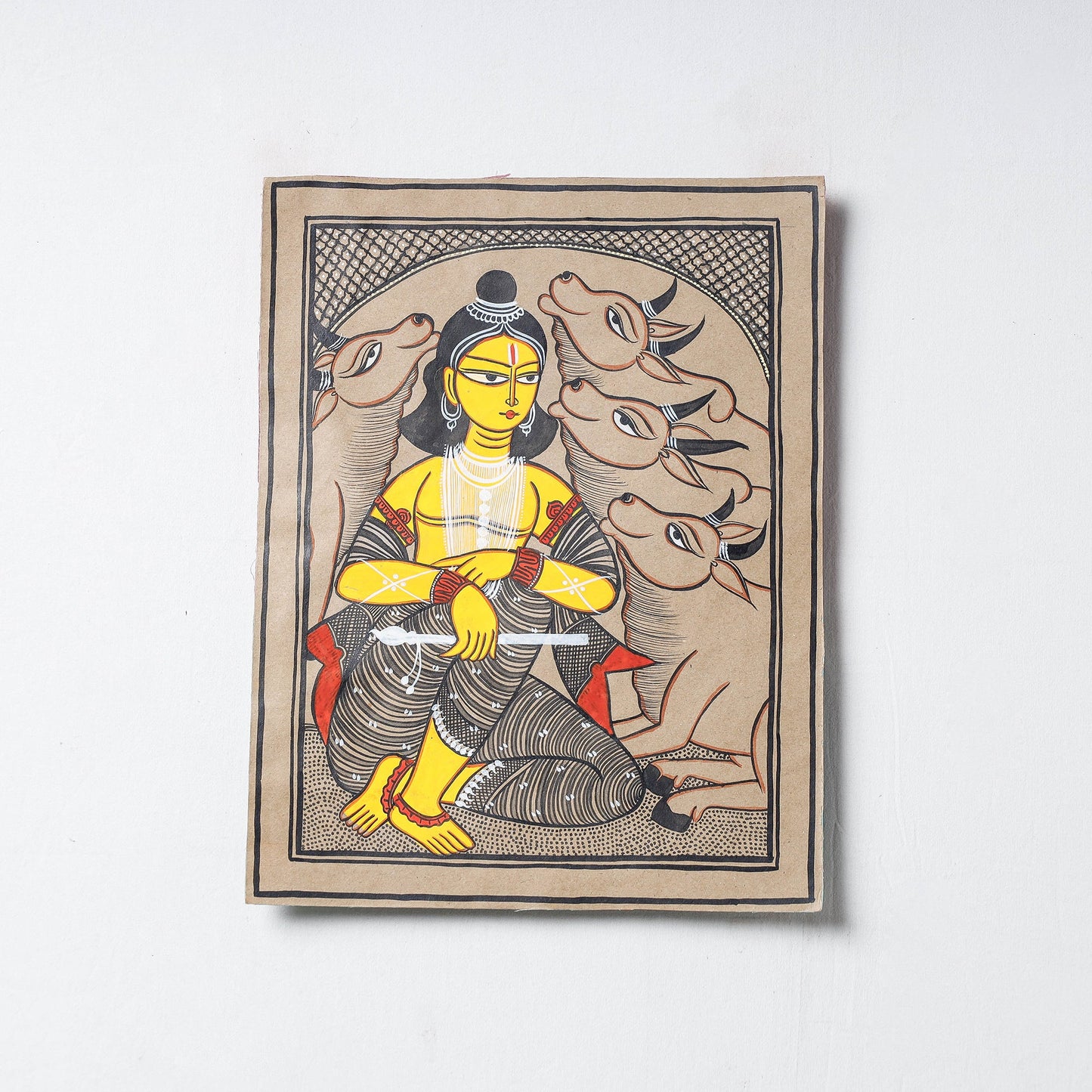 Handpainted Patua Painting by Laltu Chitrakar