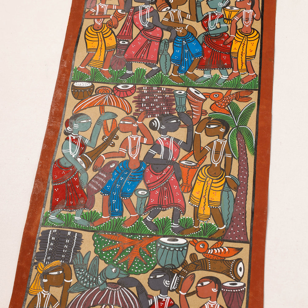 Handpainted Patua Painting by Laltu Chitrakar Online in India at iTokri.com