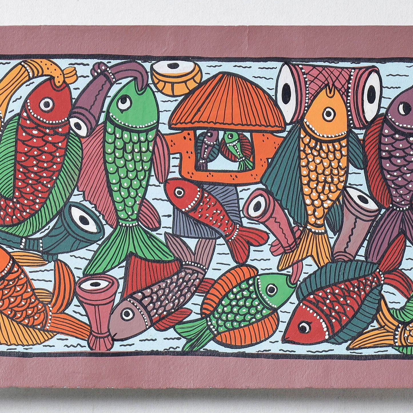 Handpainted Patua Painting by Laltu Chitrakar