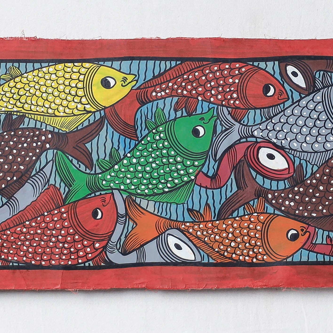 Handpainted Patua Painting by Laltu Chitrakar