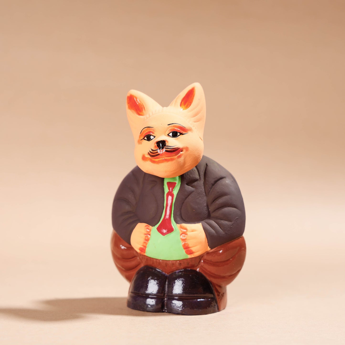 Handpainted Terracotta Bobble Head - Sardar Ji