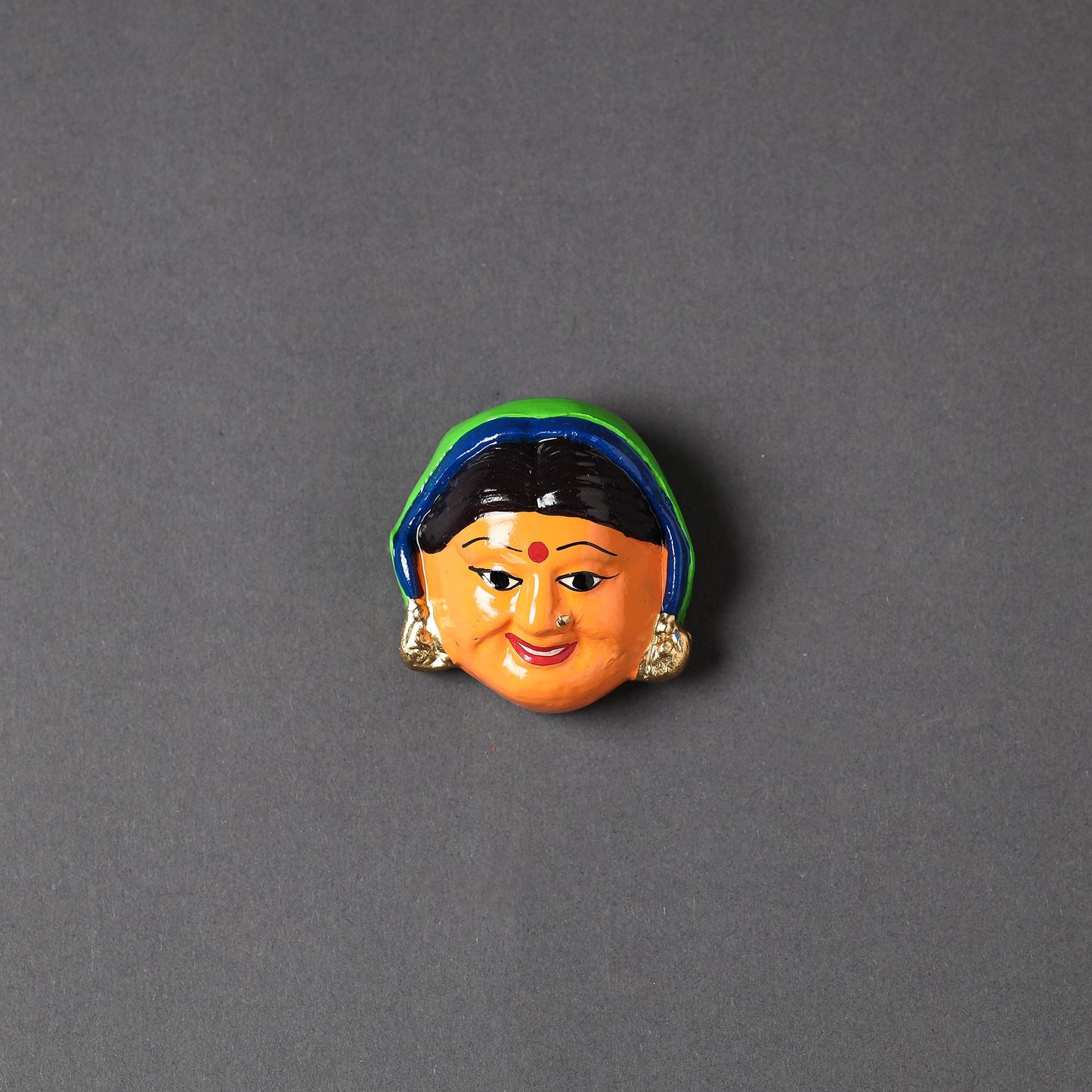 Handpainted Terracotta Face Magnet Online in India