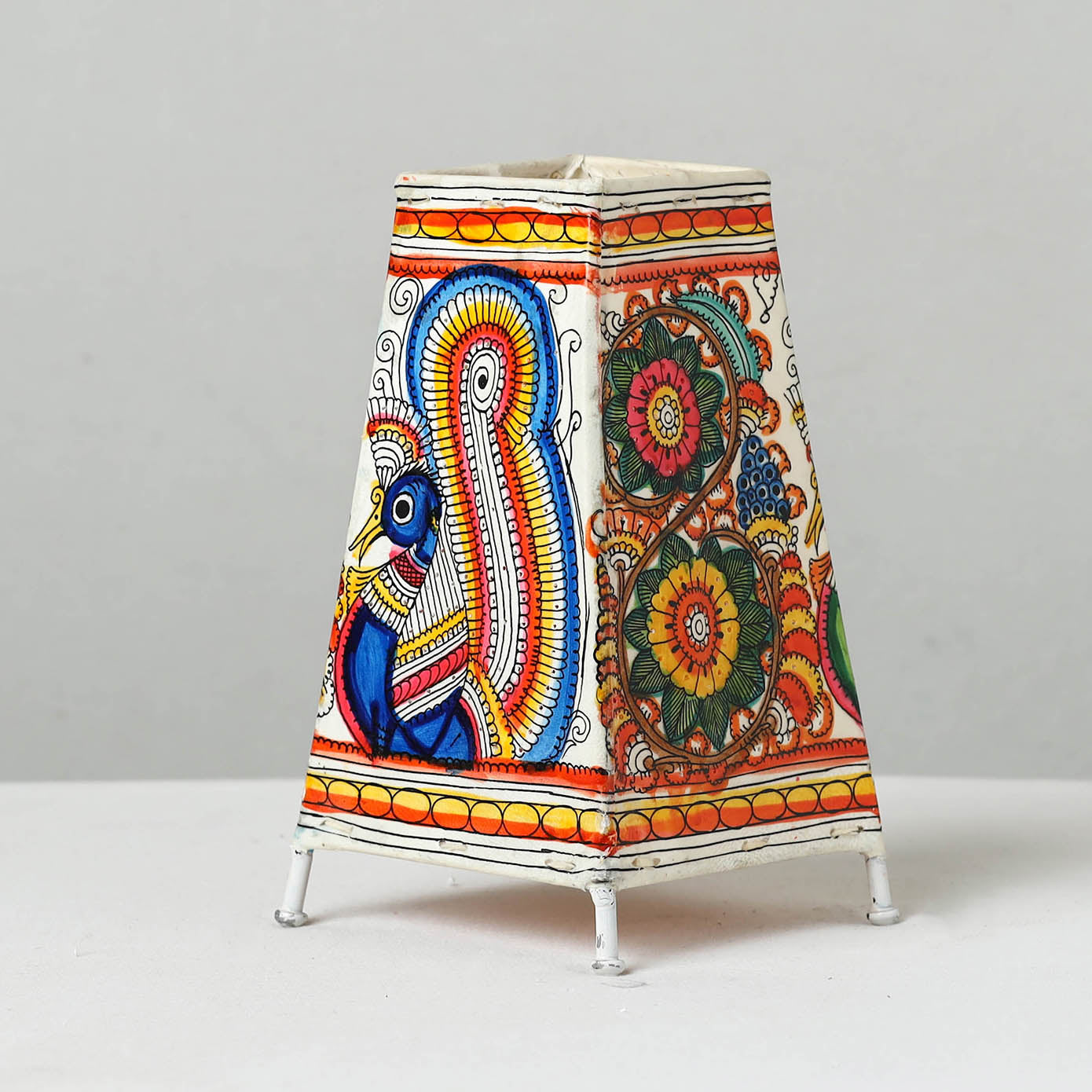 Tholu Bommalata Leather Table Lamp