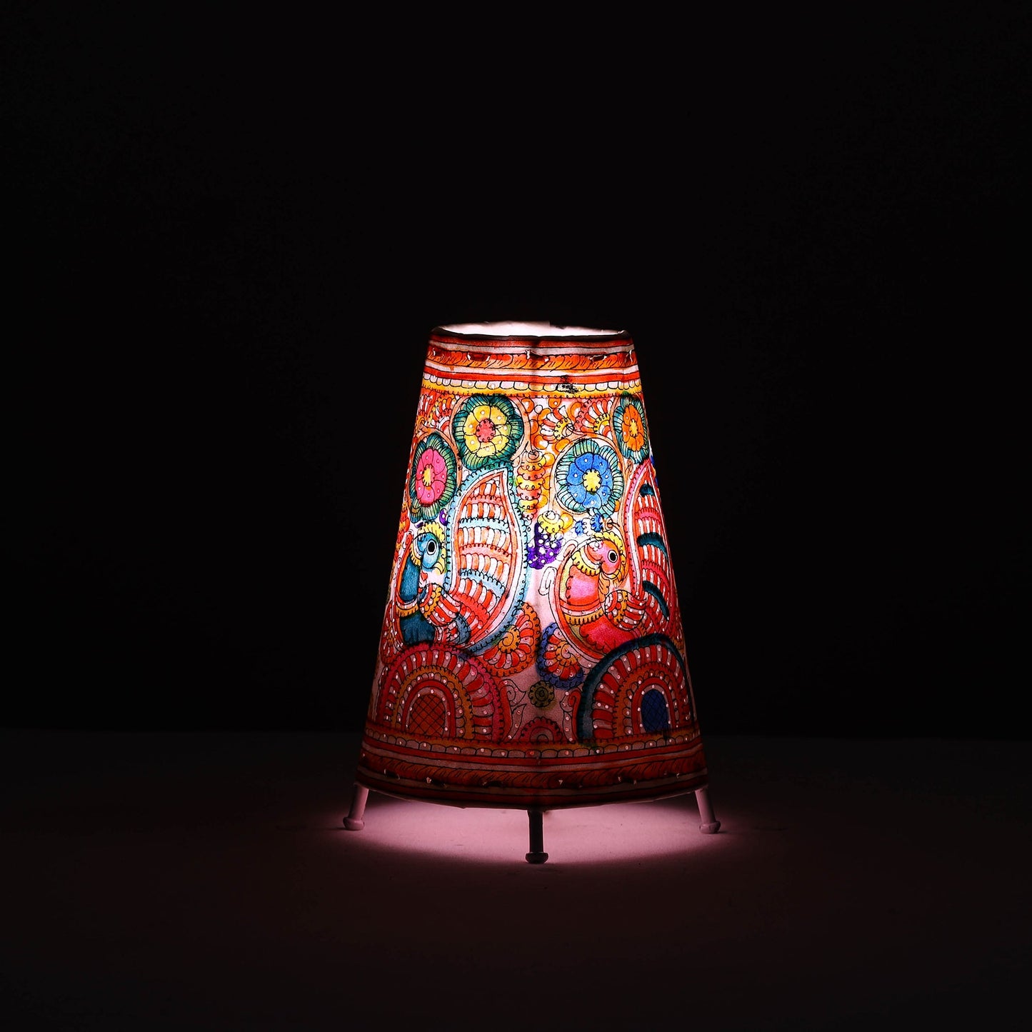 Tholu Bommalata Leather Table Lamp