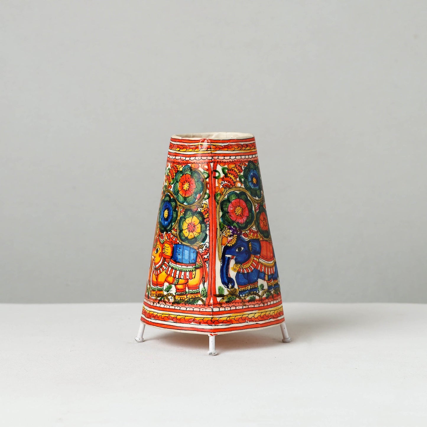 Tholu Bommalata Leather Table Lamp