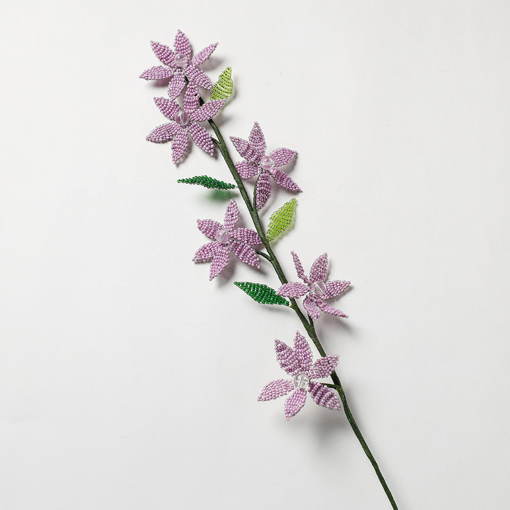 Hapur Flower Beadwork Stick by Aagaz