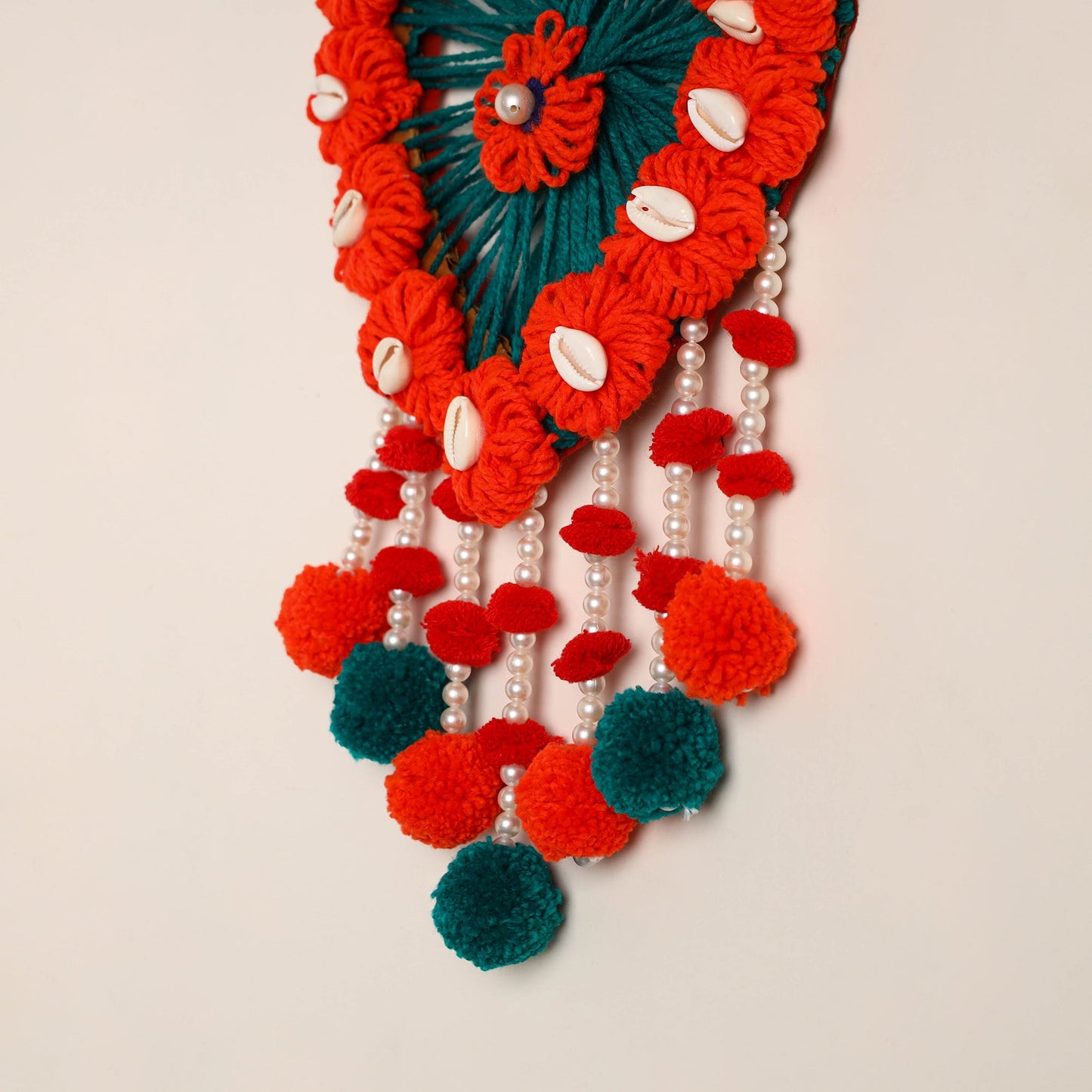 Ganesha- Handmade Wool Wall Hanging