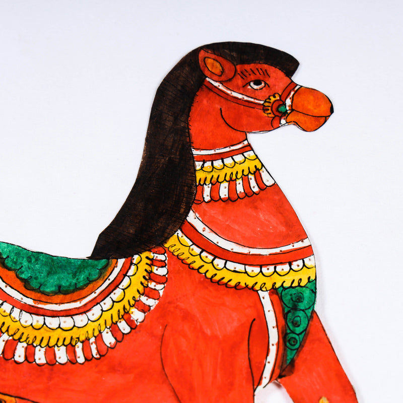 Tholu Bommalata Leather Puppet Wall Hanging l iTokri.com