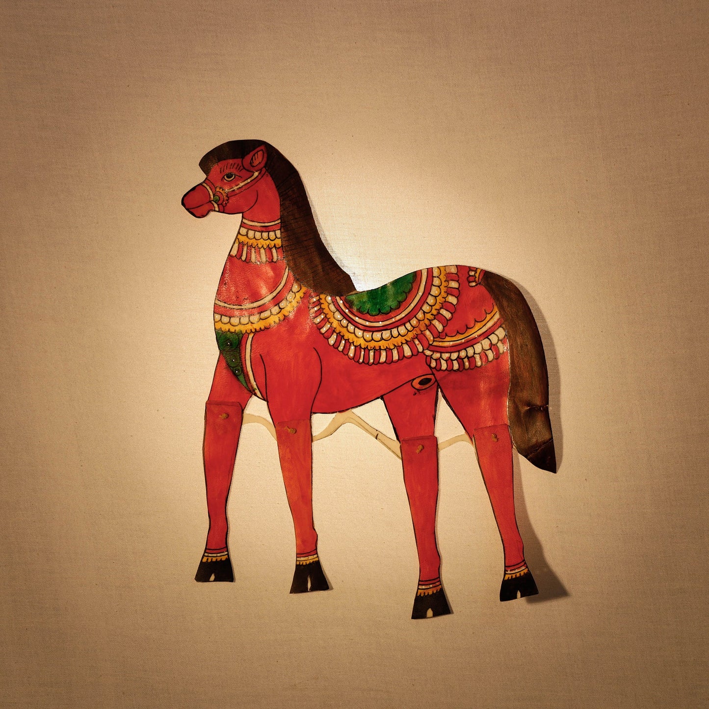 Tholu Bommalata Leather Puppet Wall Hanging l iTokri.com