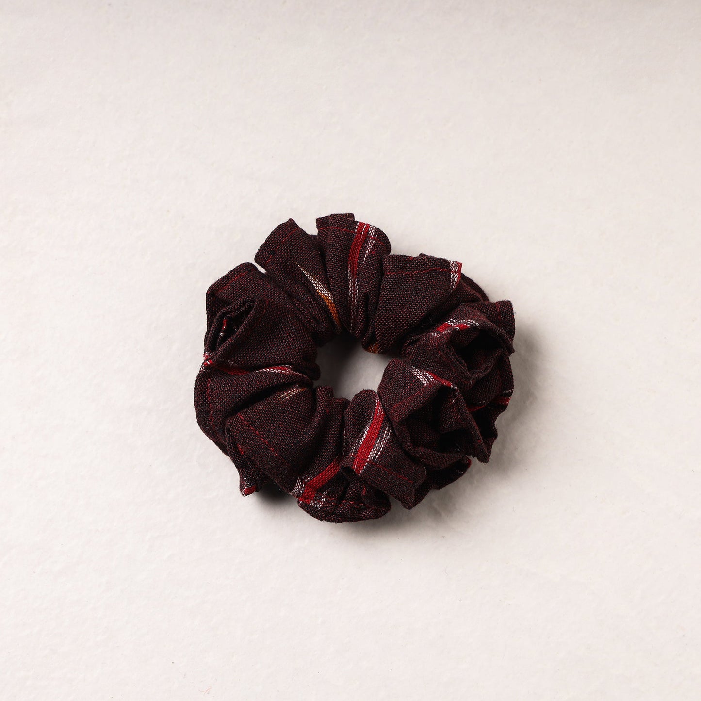 Ikat Weave Cotton Elastic Rubber Band/Scrunchie