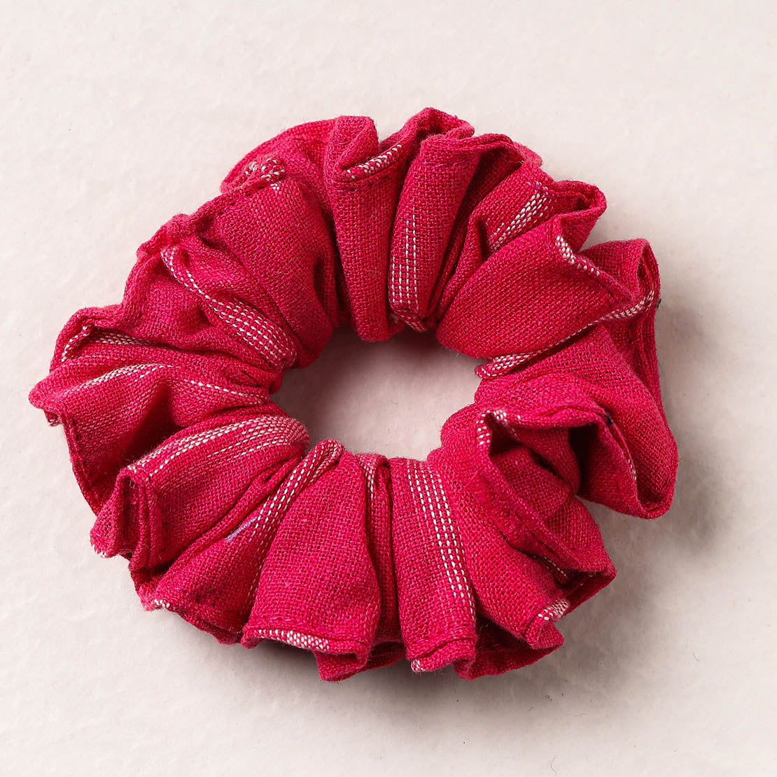 Ikat Weave Cotton Elastic Rubber Band/Scrunchie