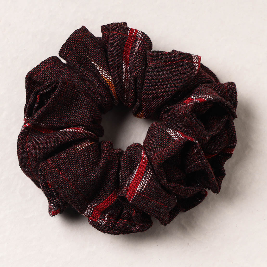 Ikat Weave Cotton Elastic Rubber Band/Scrunchie
