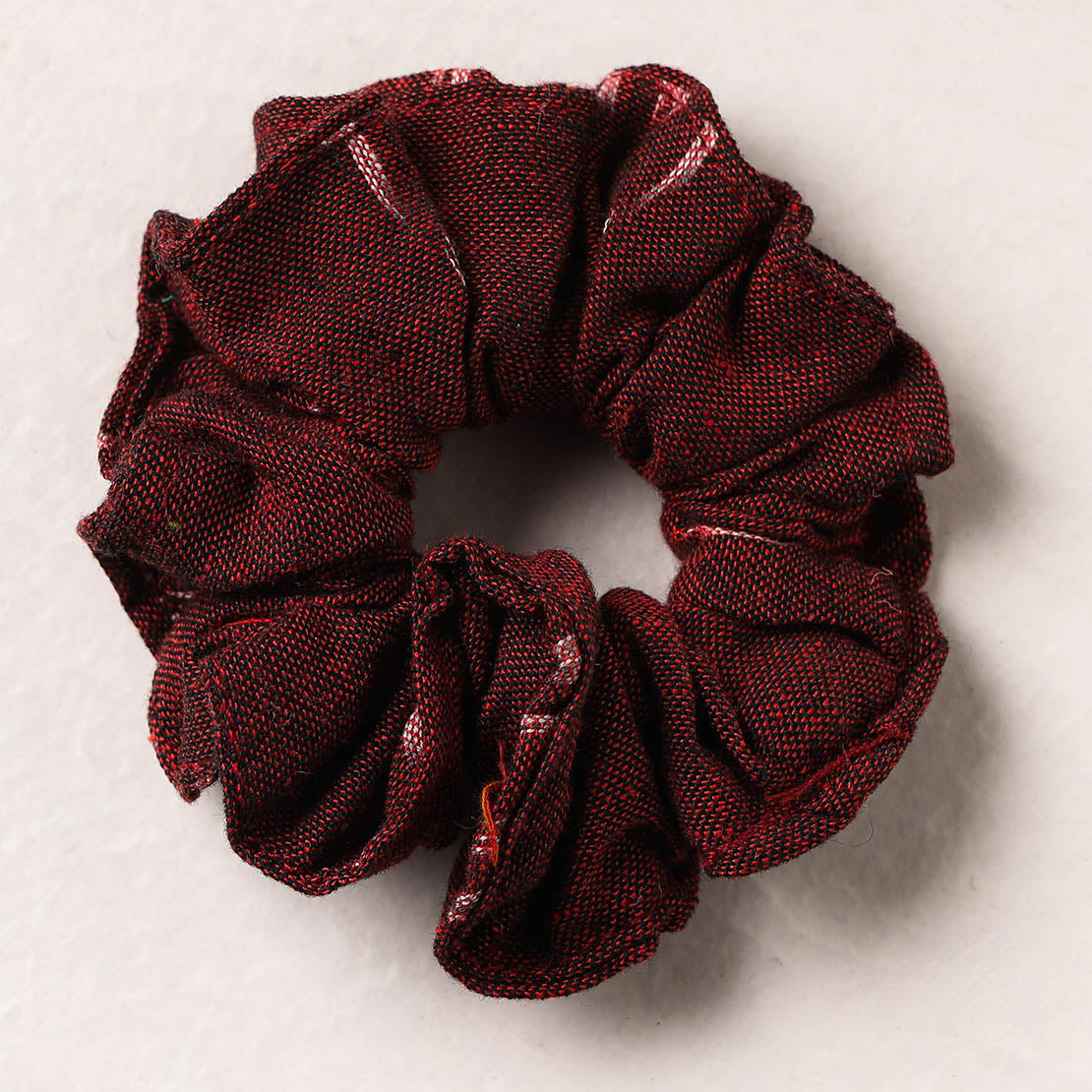 Ikat Weave Cotton Elastic Rubber Band/Scrunchie
