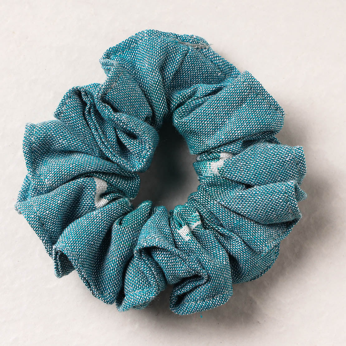 Ikat Weave Cotton Elastic Rubber Band/Scrunchie