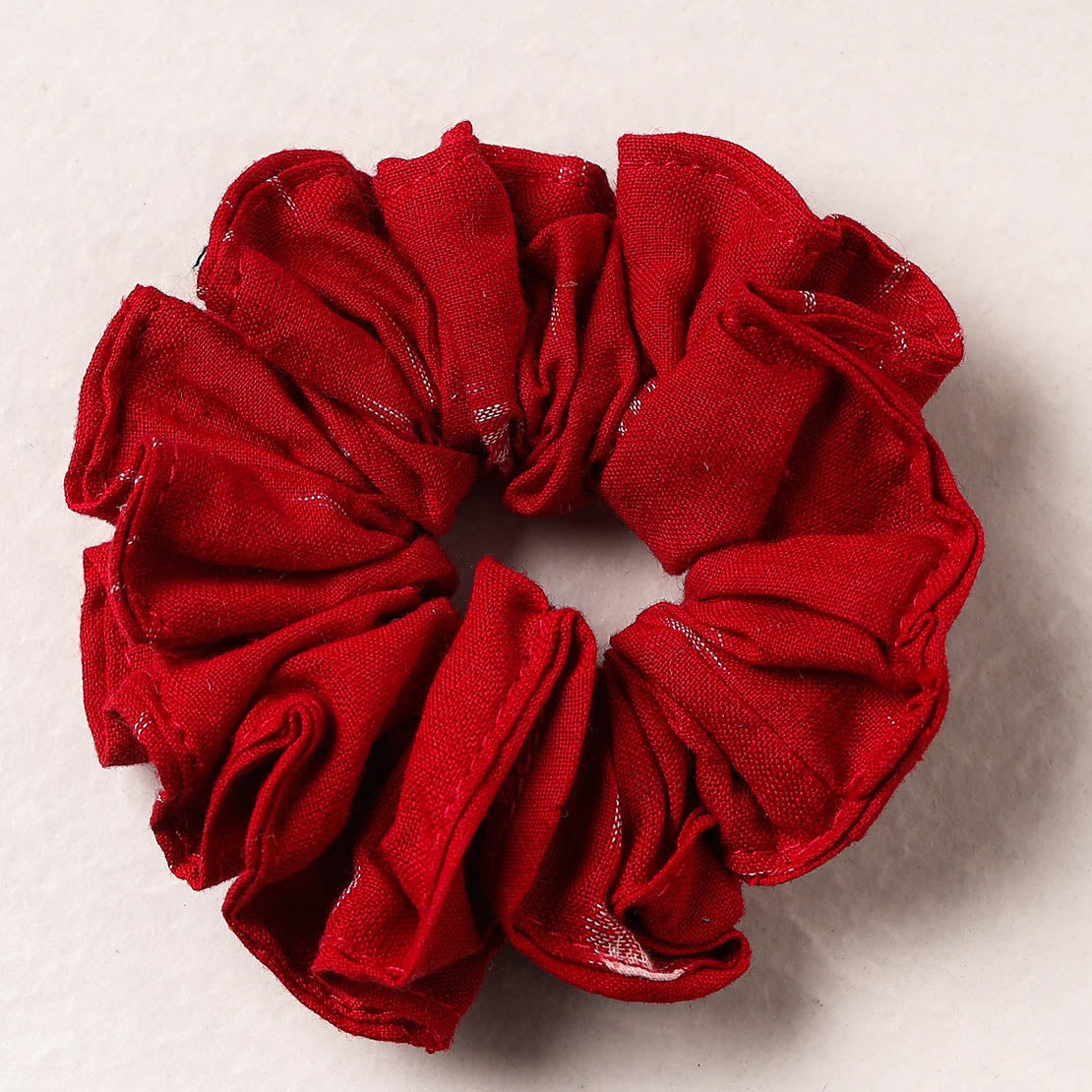 Ikat Weave Cotton Elastic Rubber Band/Scrunchie